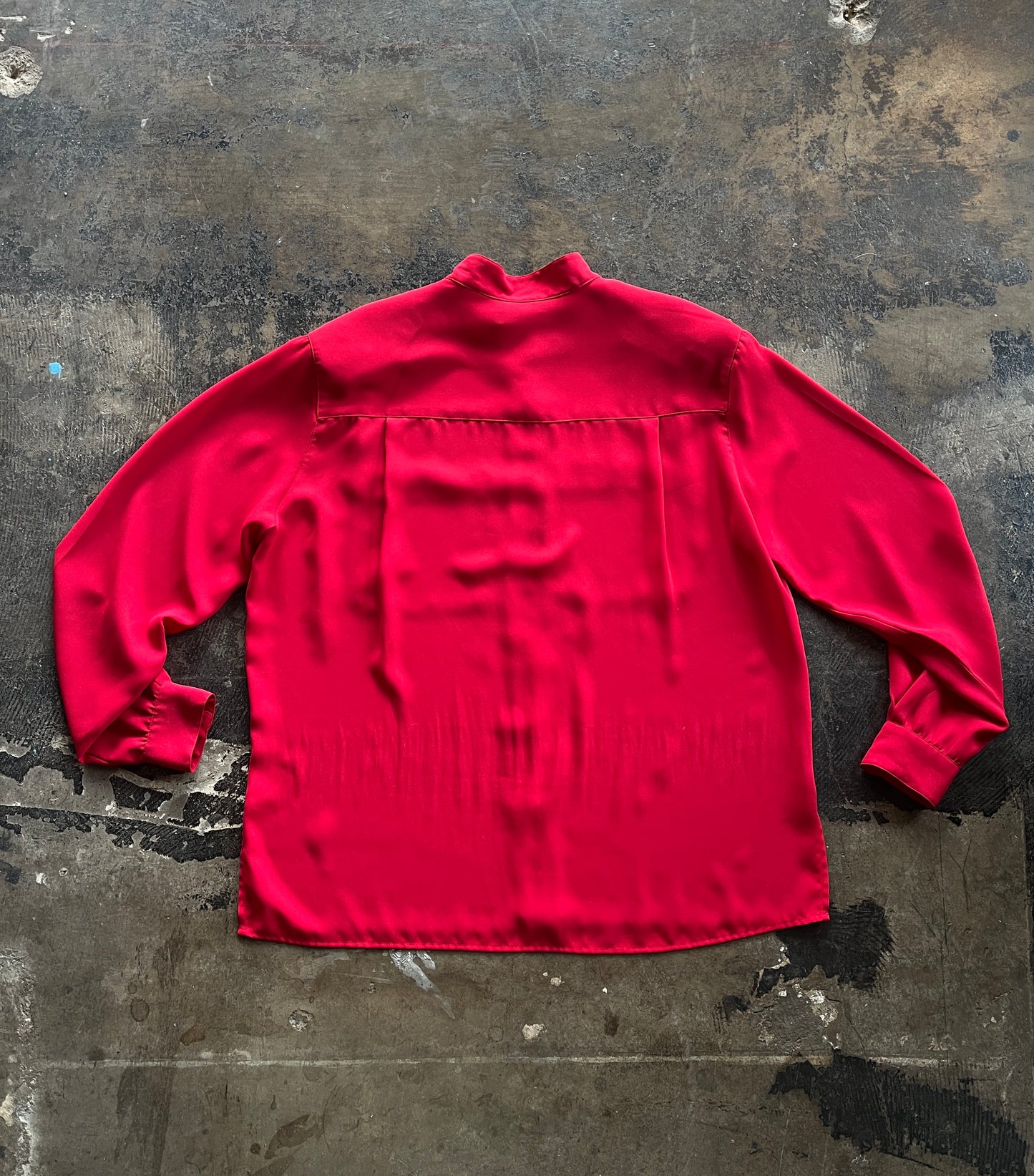 Liz Claiborne Red Button Up Blouse