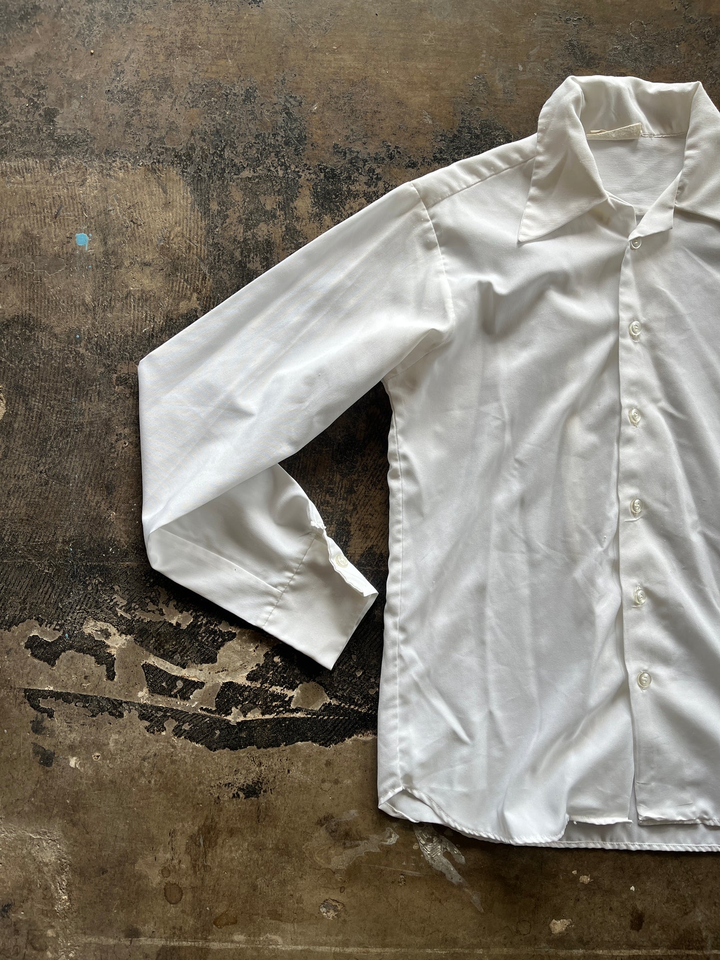 White Work Button Up