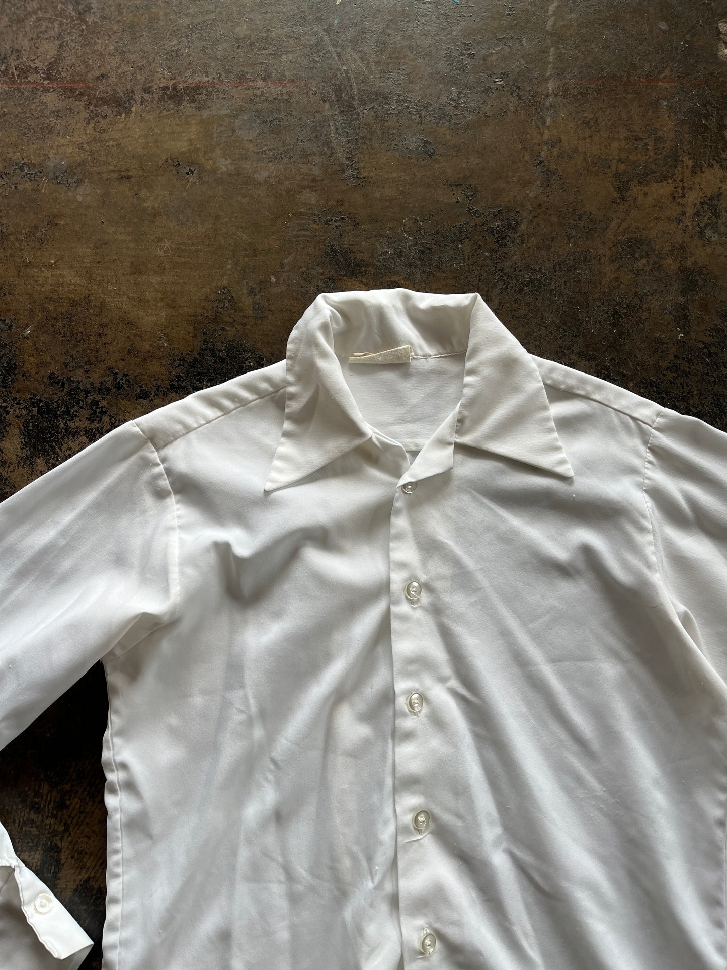 White Work Button Up