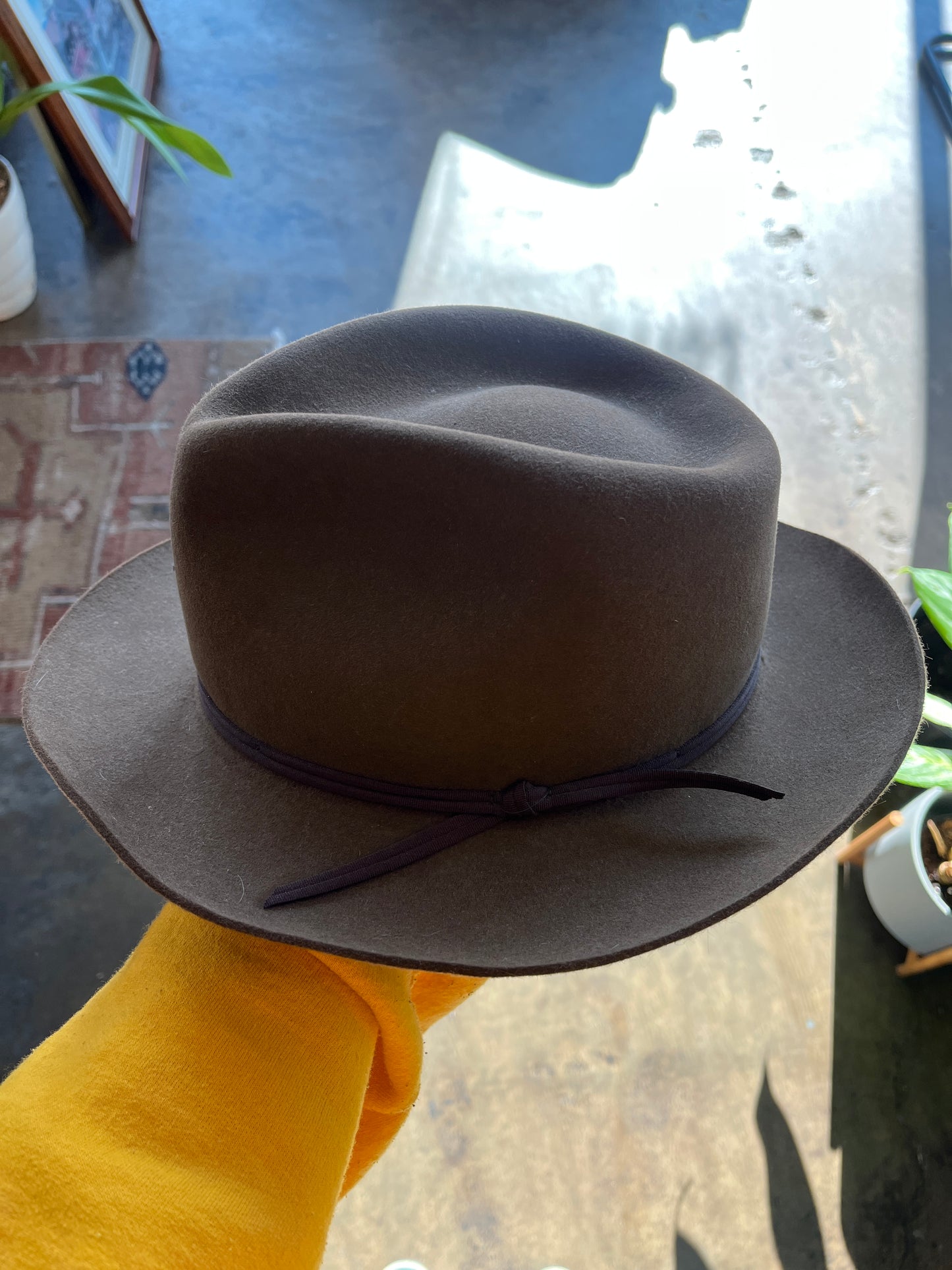 Brown Stetson Wool Hat