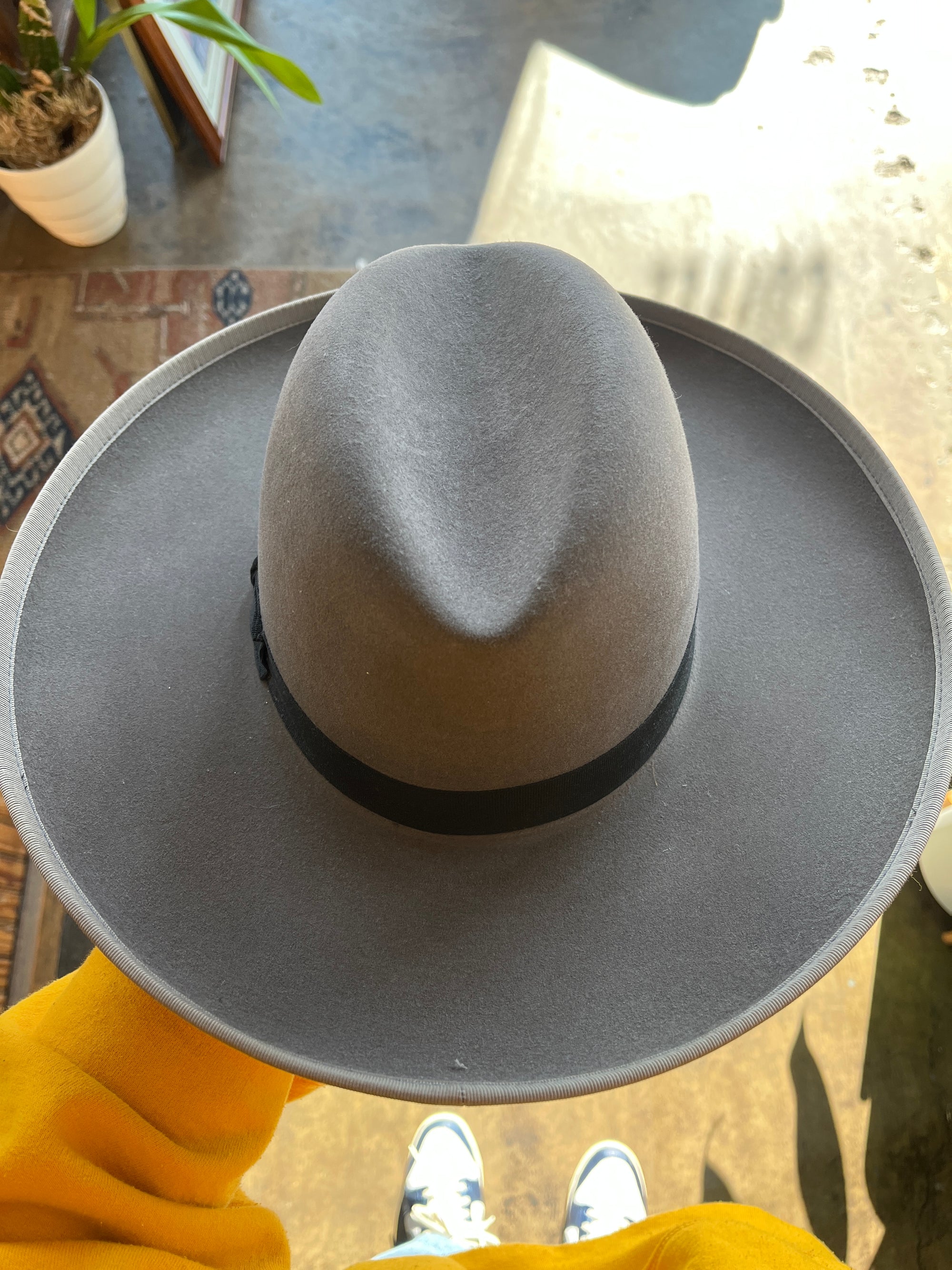Dark Gray Stetson Wool Hat