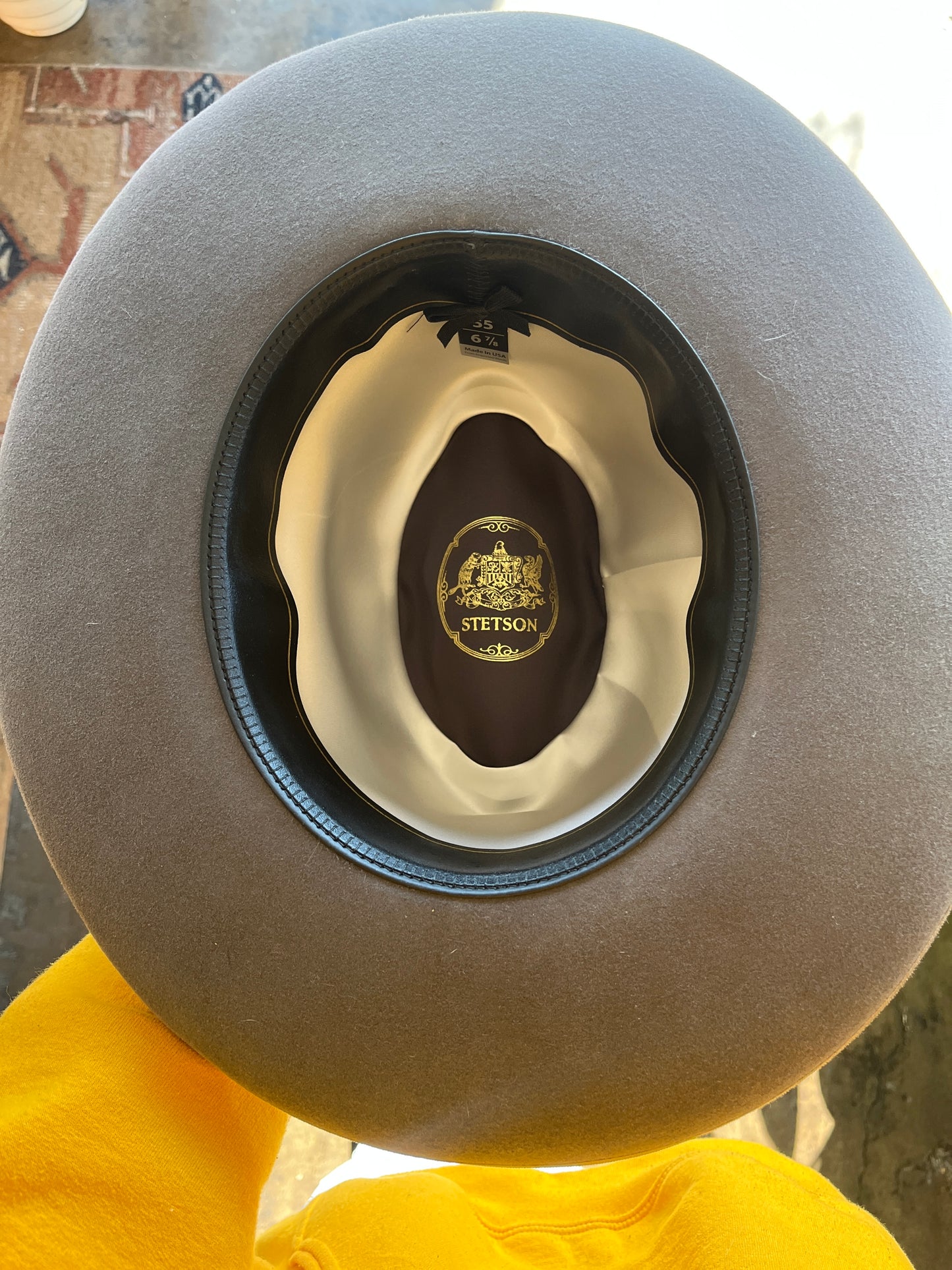 Dark Gray Stetson Wool Hat