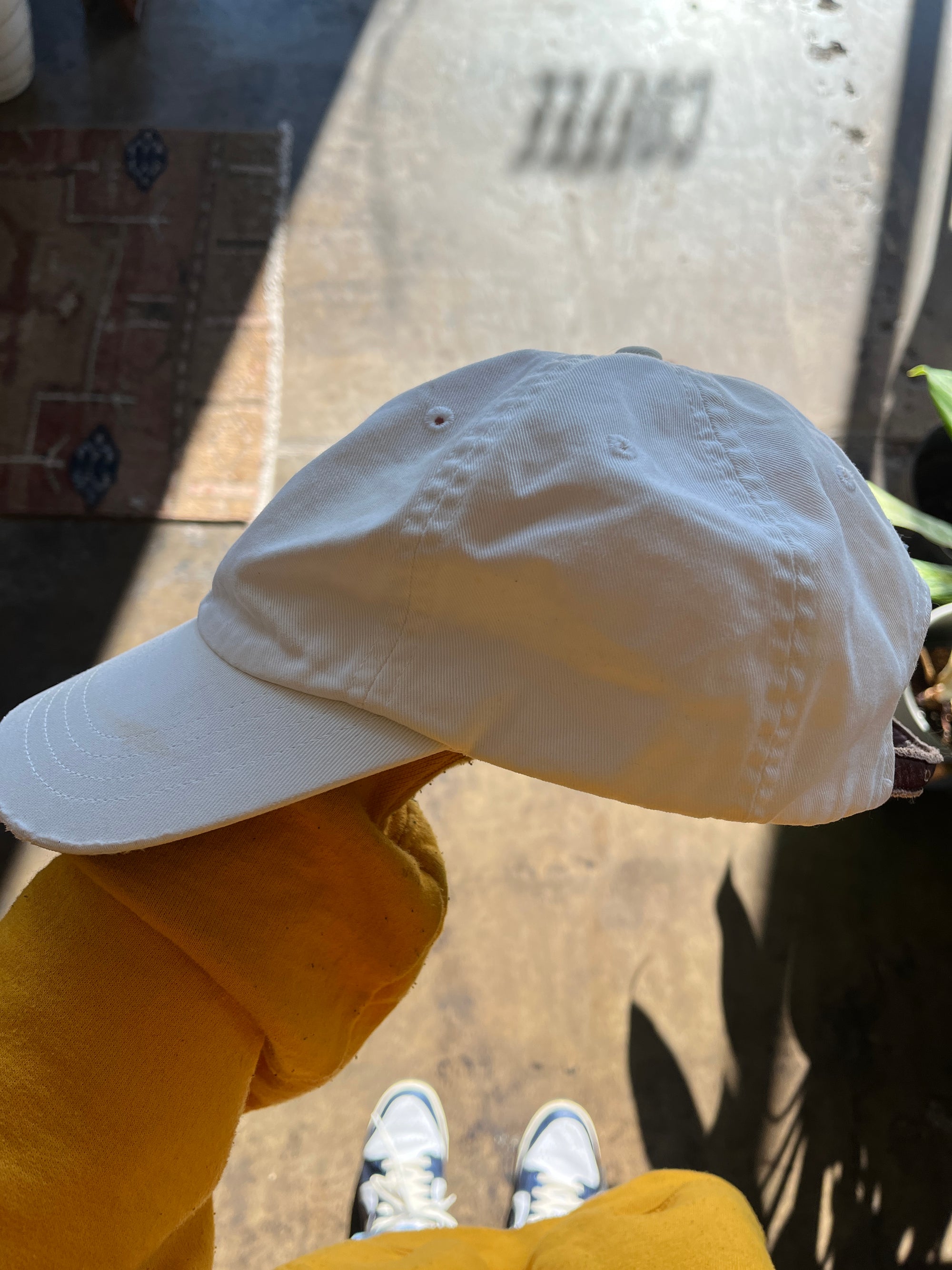 Polo RL White Canvas Hat