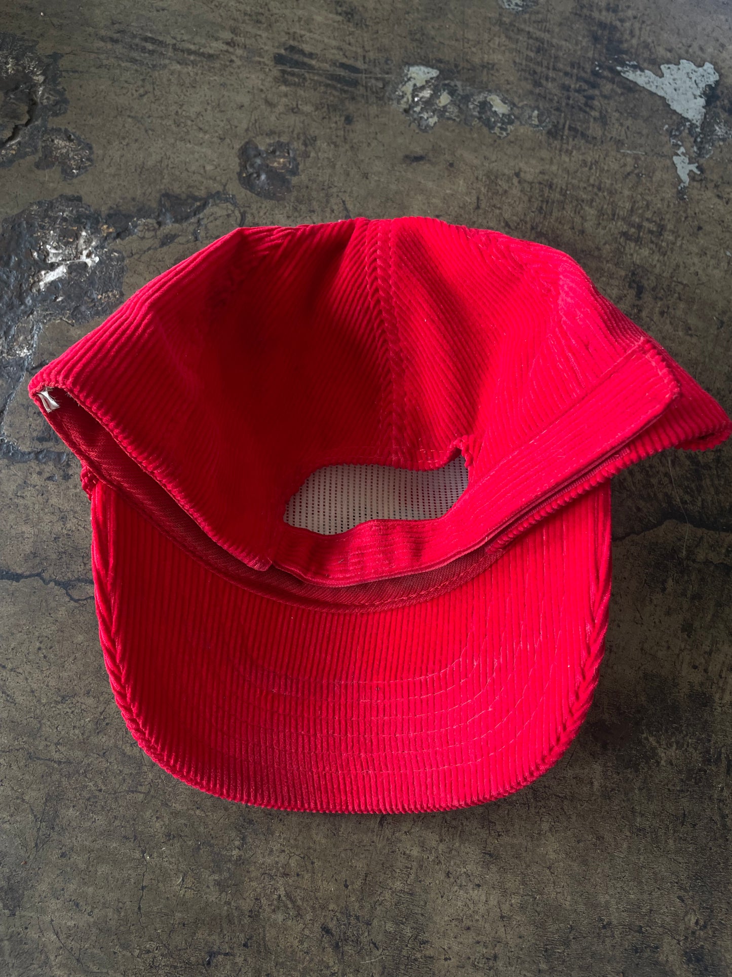 Red Corduroy Squaw Valley Olympic Hat