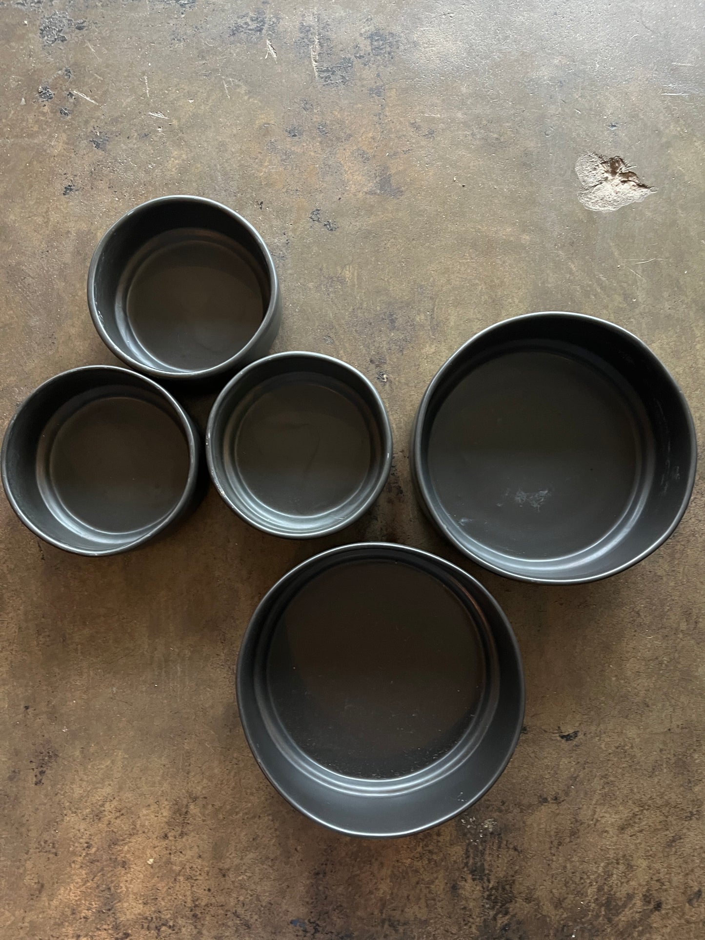 Room + Board Black Ceramic Pet Dish