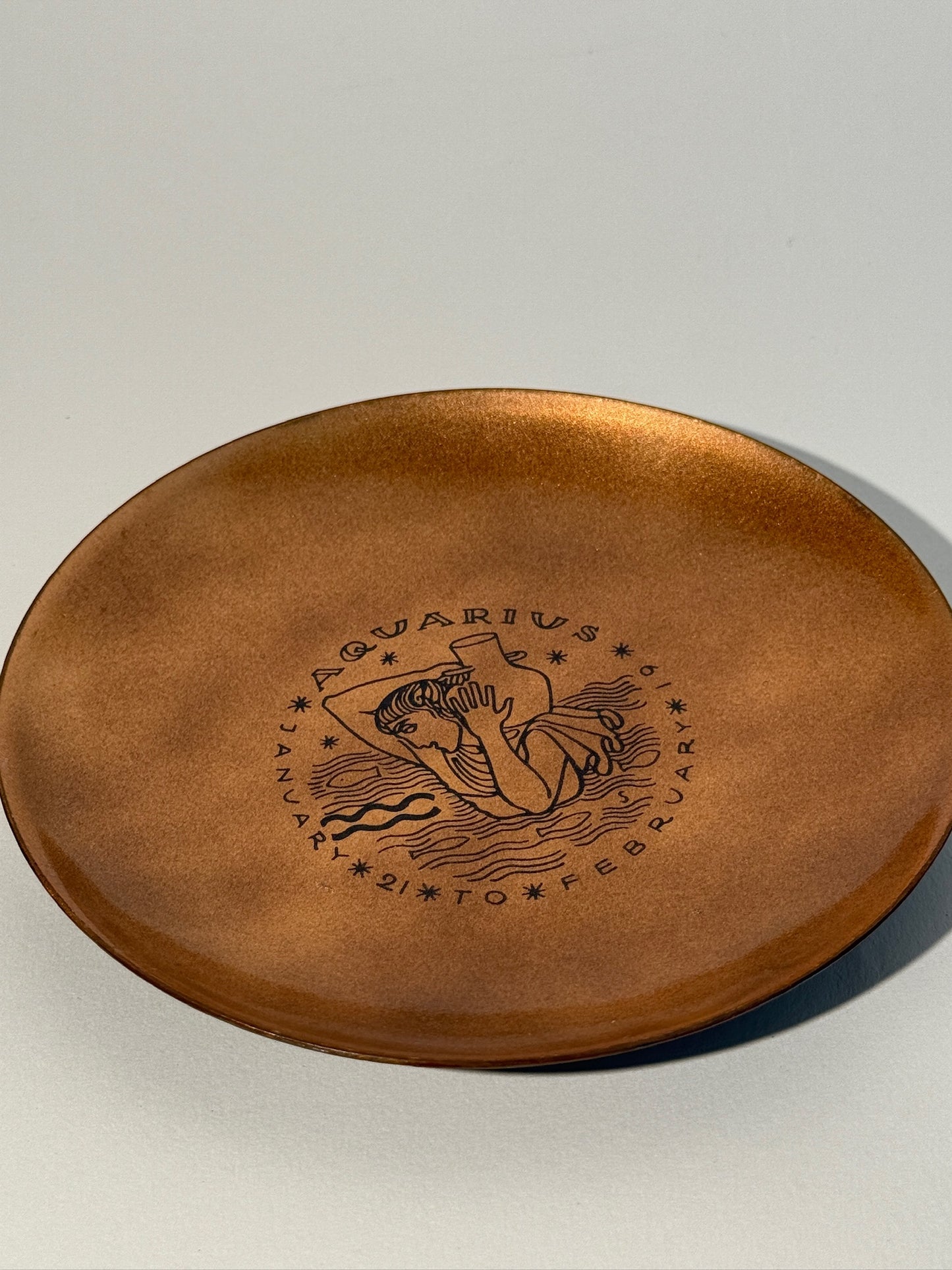 Bronze Aquarius Dish