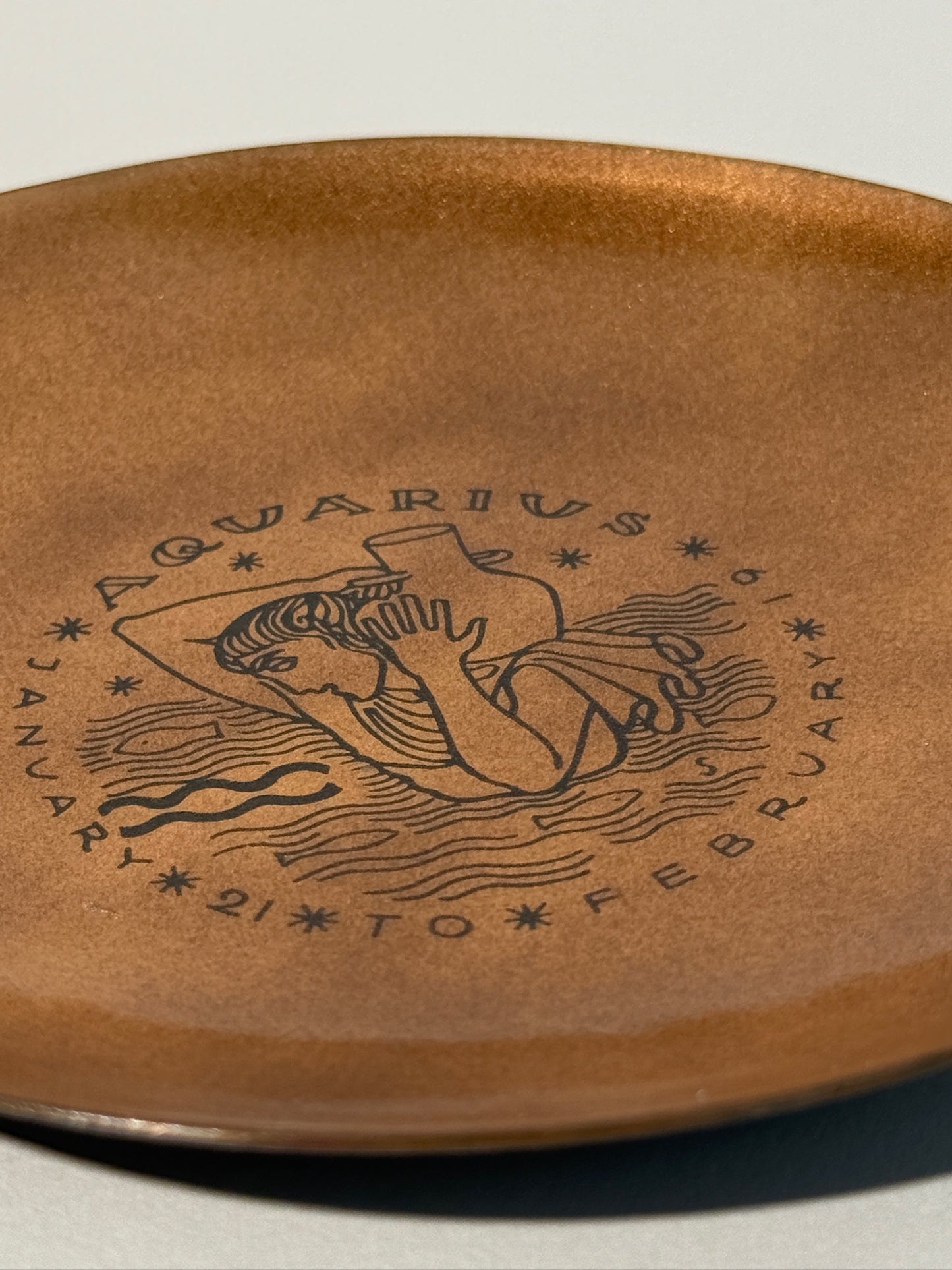 Bronze Aquarius Dish