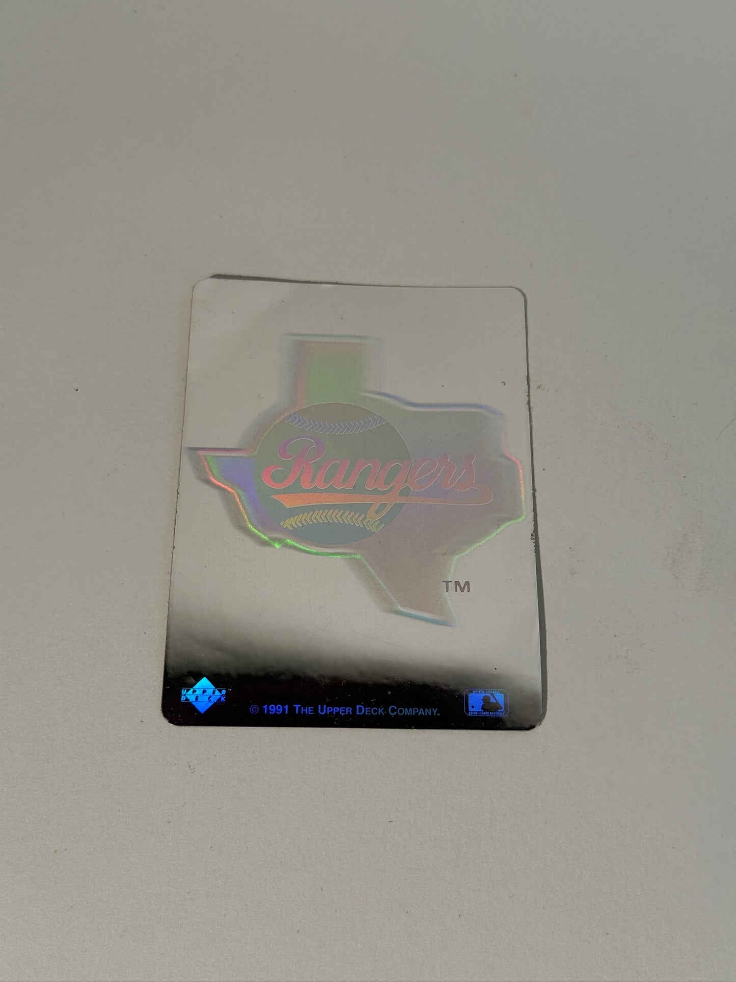 Holographic Texas Rangers Sticker