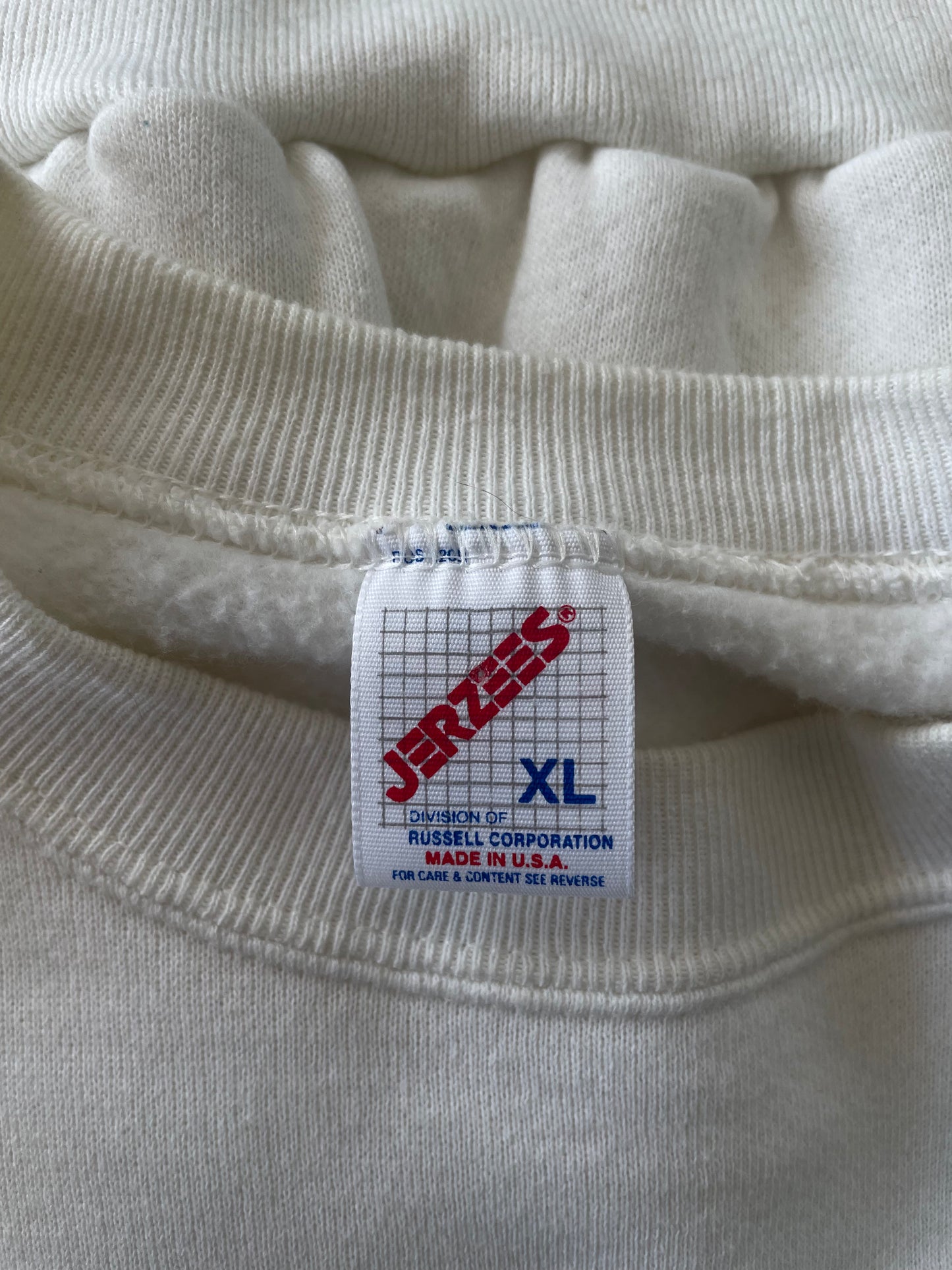White Underwater Demo Seal Training Crewneck Sweater