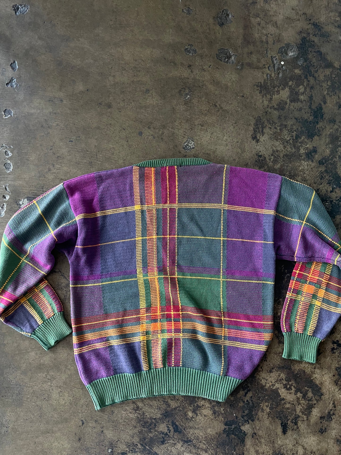 Nautica Bright Plaid Knit