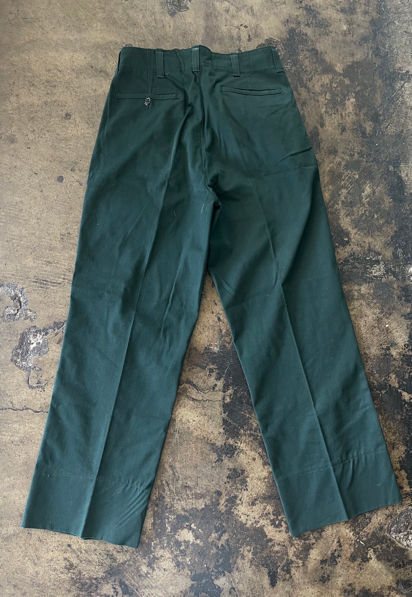 Vintage Green Uniform Pants