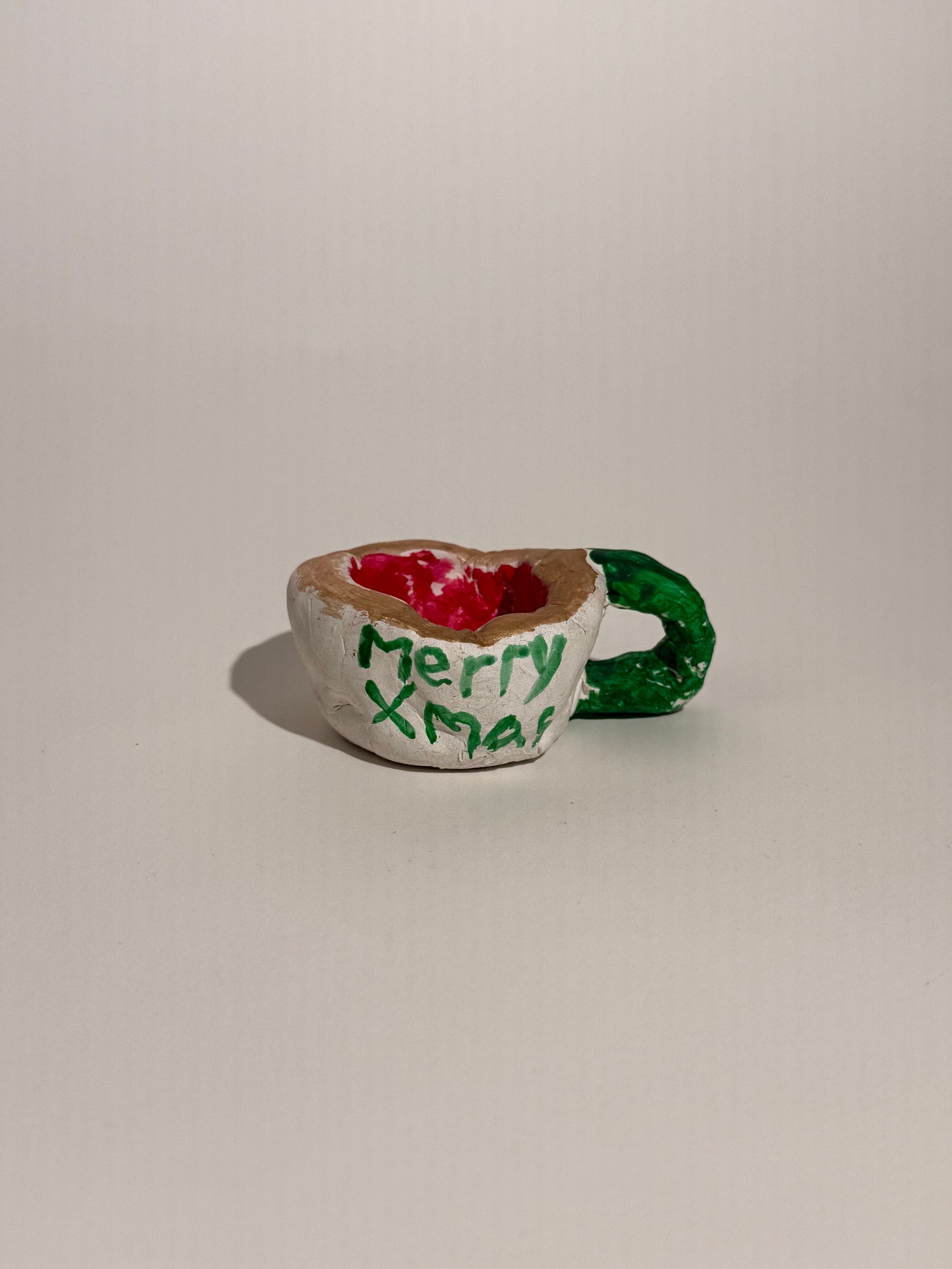 Handmade Merry Xmas Pottery