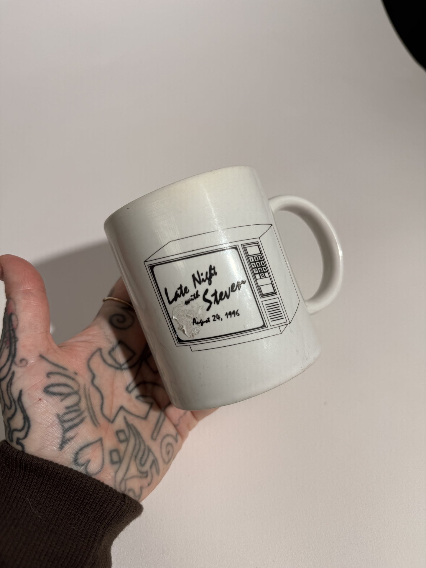 1996 Late Night with Steven Ceramic Mug