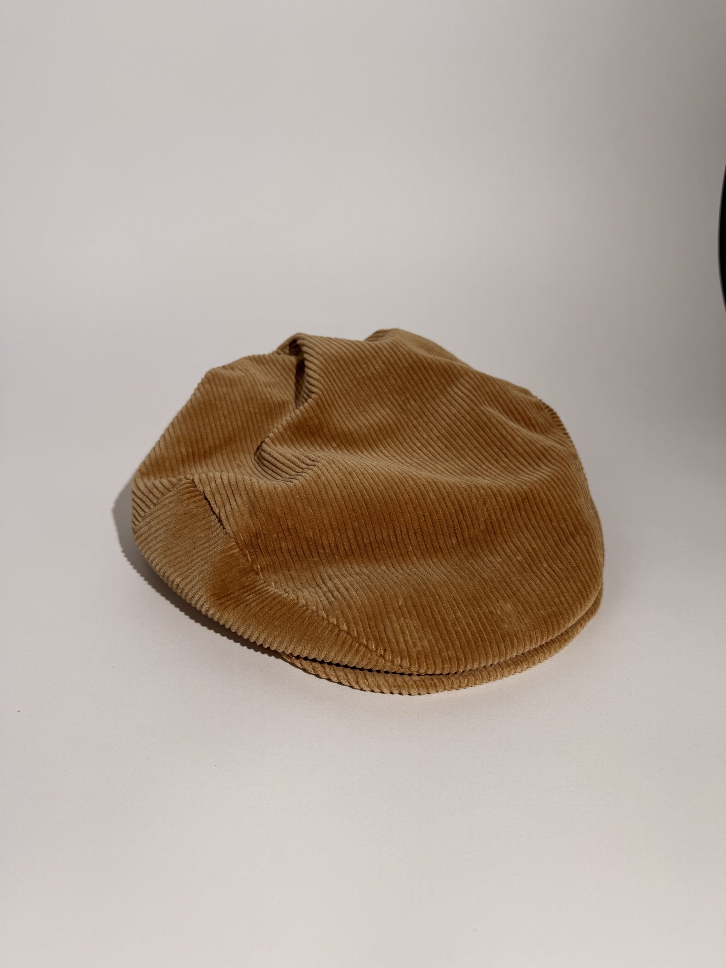 Tan Corduroy Resistol Newsboy Cap