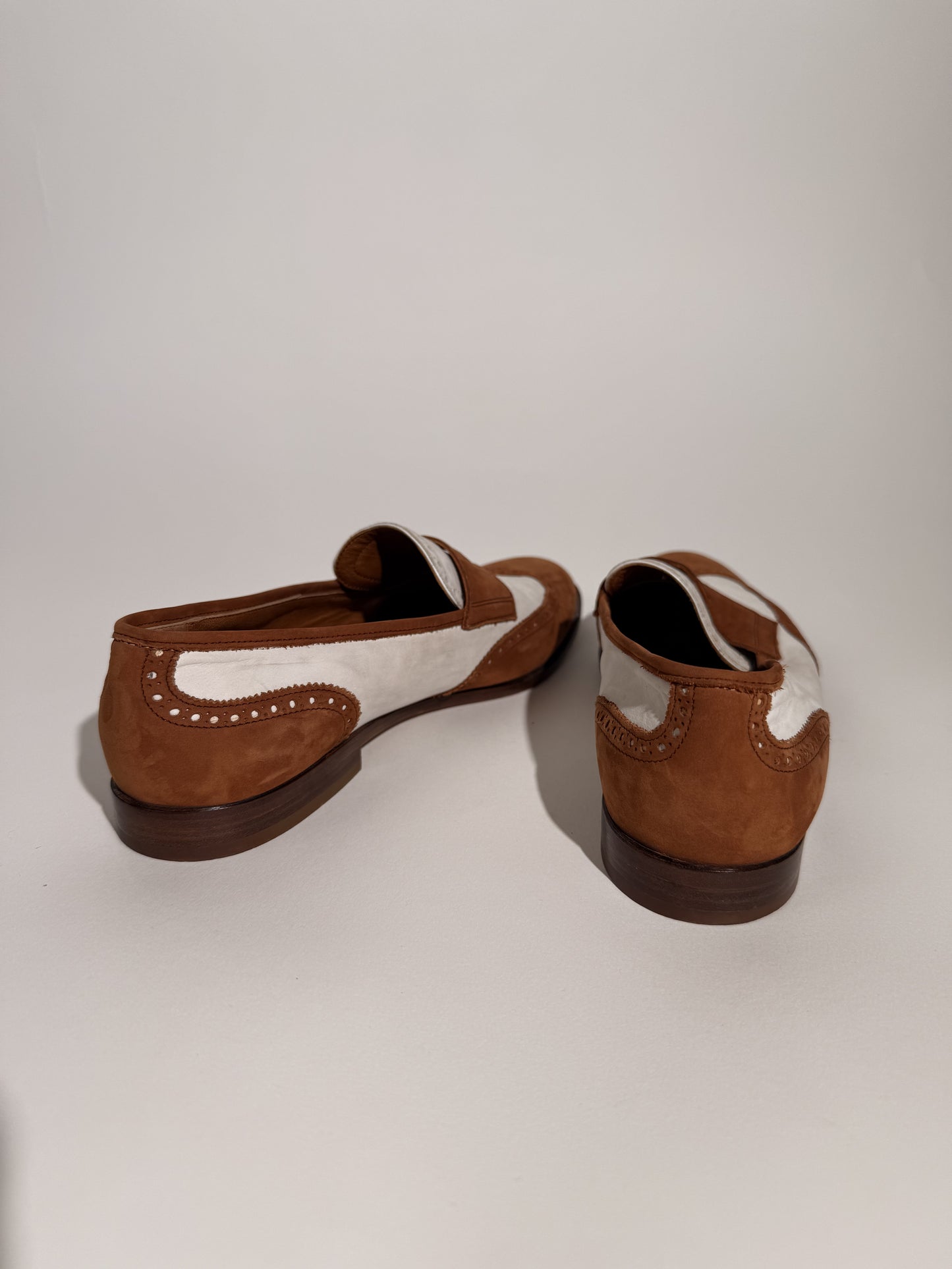 Fratelli Rossetti Two Tone Suede Loafers