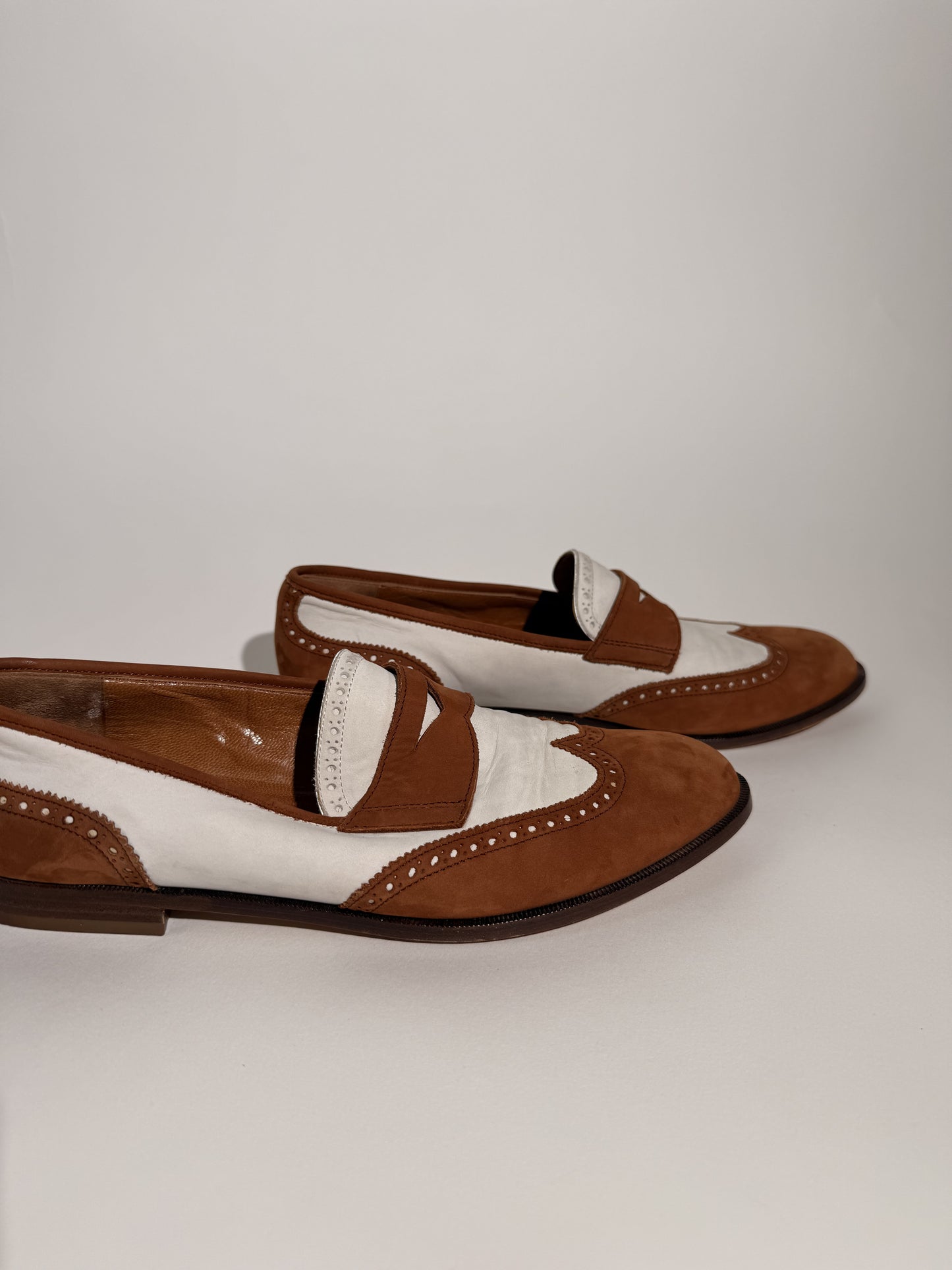 Fratelli Rossetti Two Tone Suede Loafers