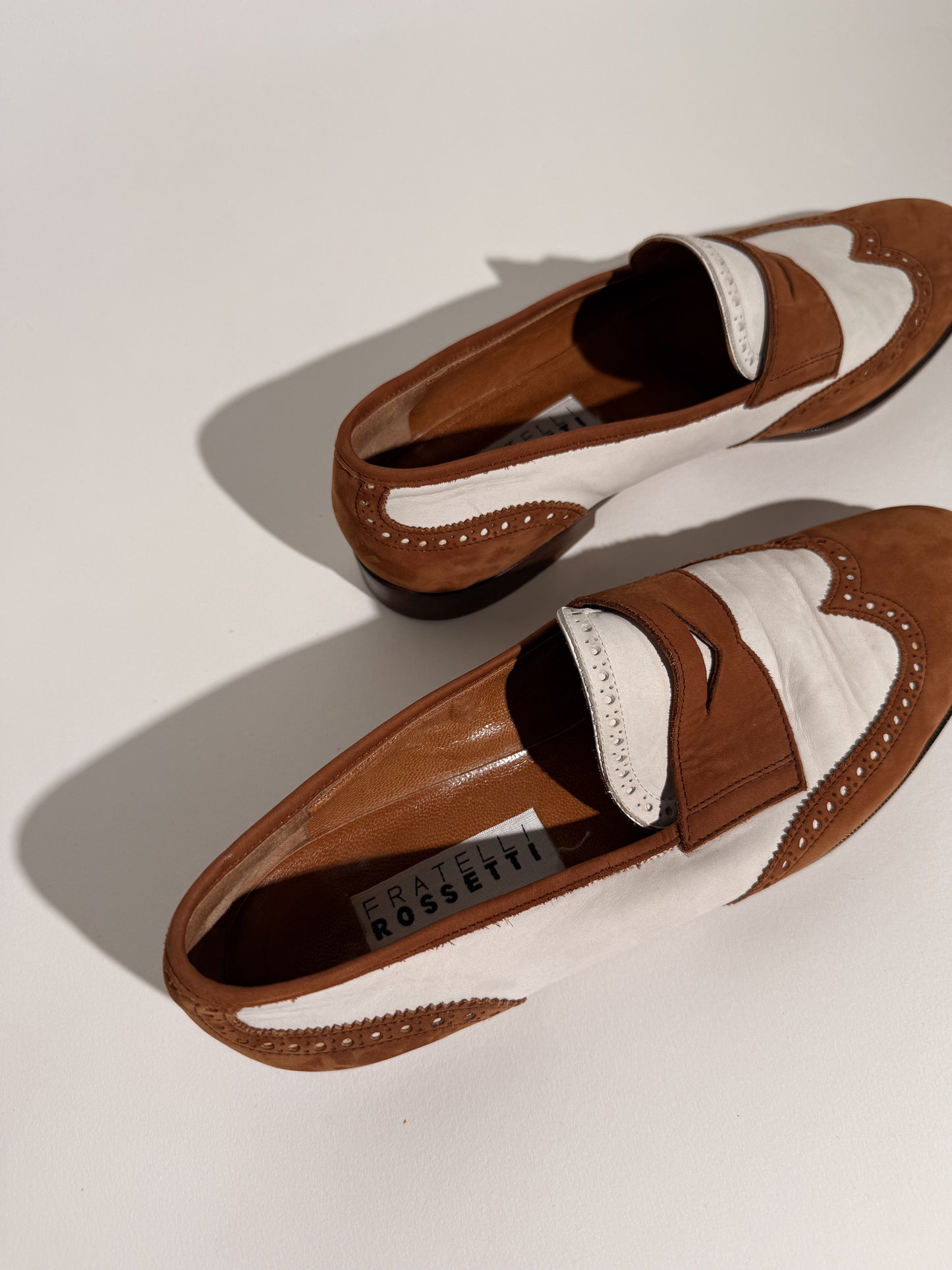 Fratelli Rossetti Two Tone Suede Loafers