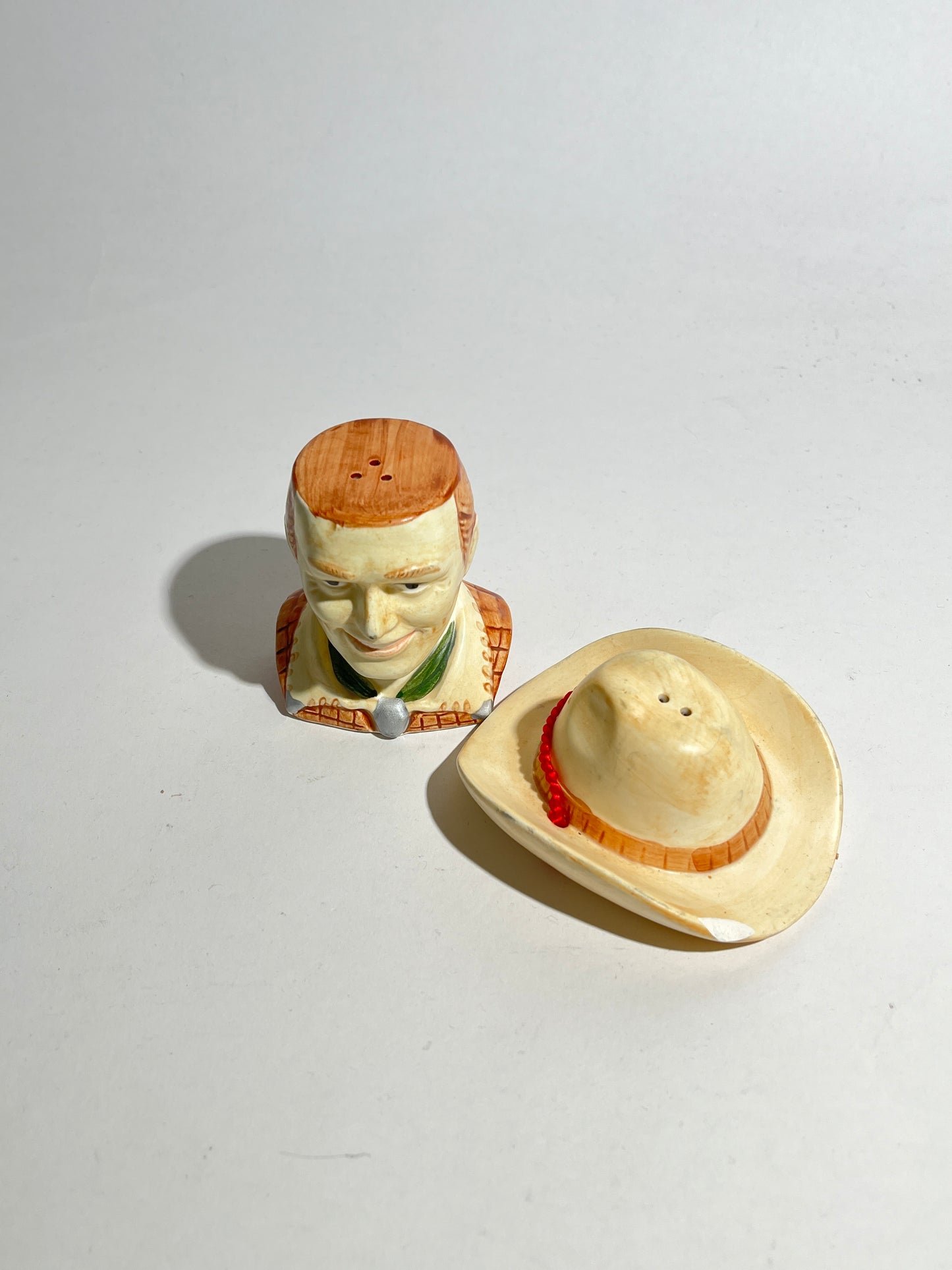 Cowboy Hat Salt + Pepper Shakers