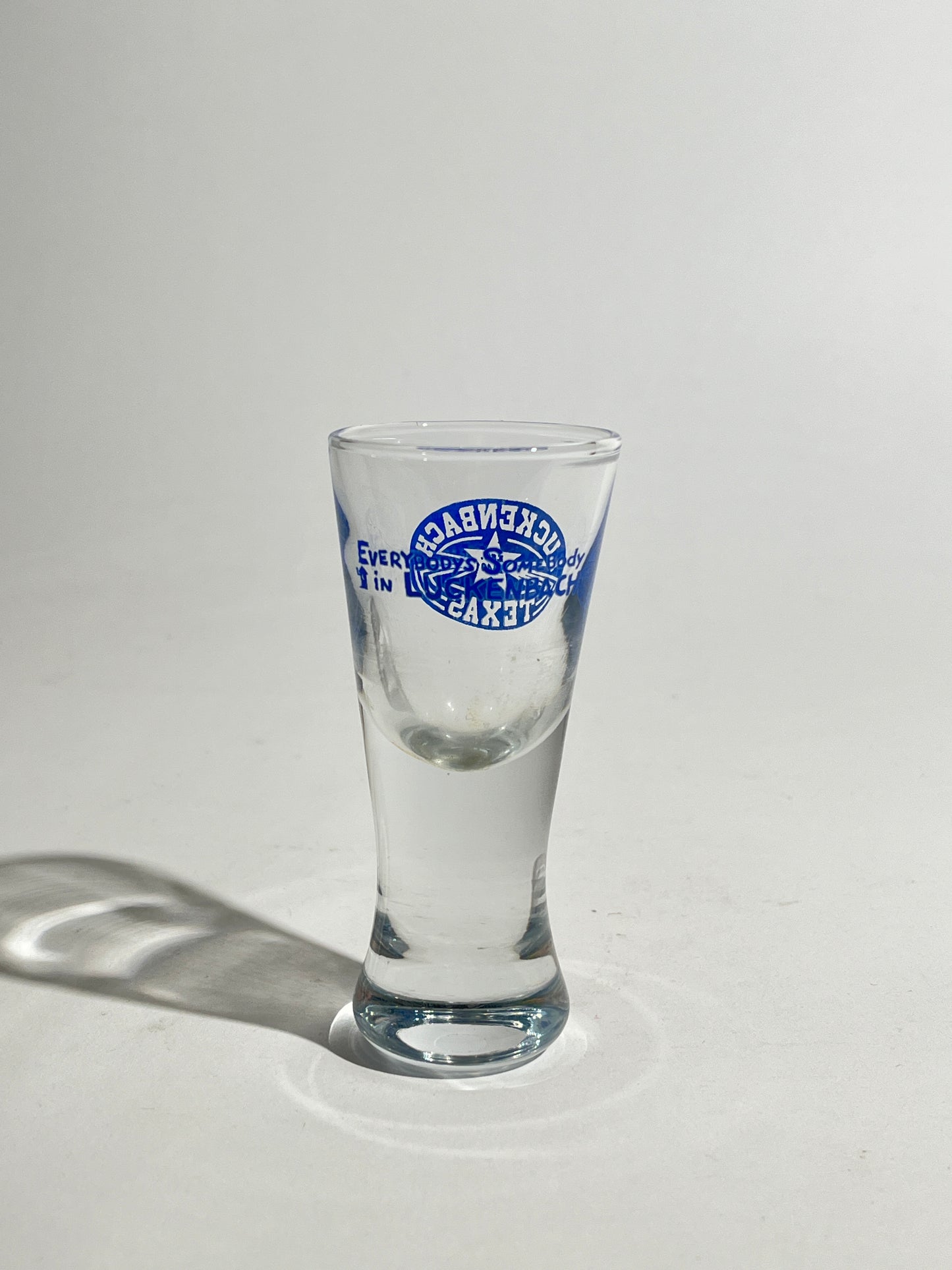 Luckenbach Texas Shot Glass