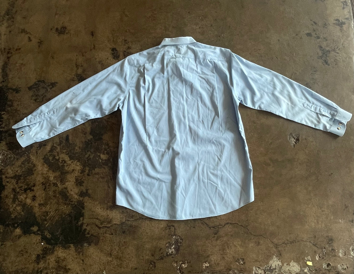 LL Bean Baby Blue Button Up