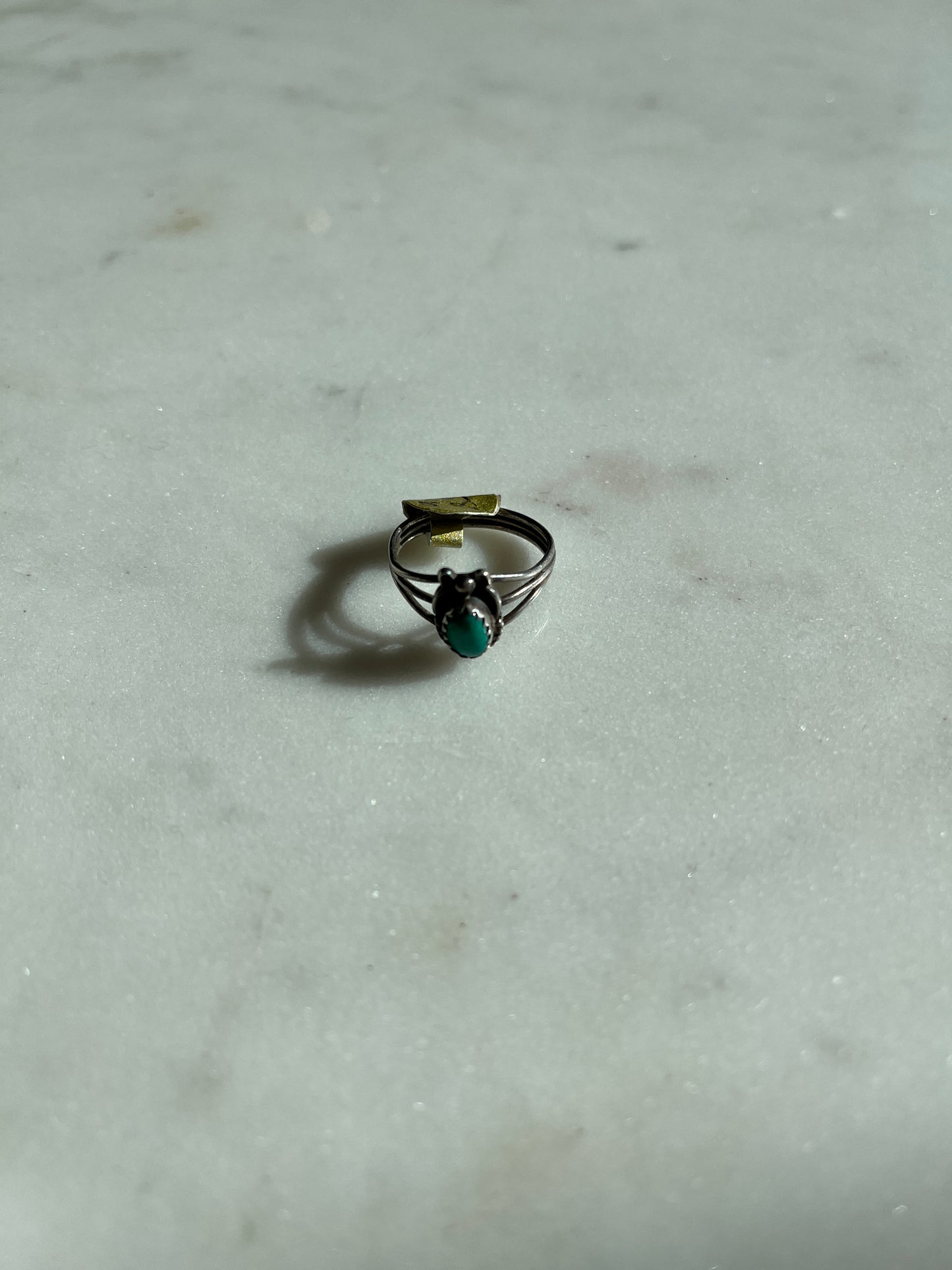 Navajo Turquoise Sterling Silver Ring 6