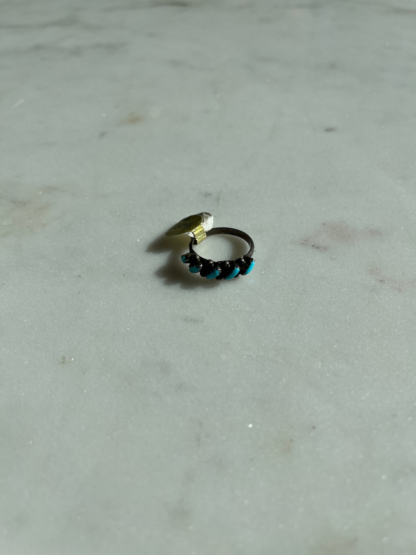Navajo Turquoise Sterling Silver Ring 9