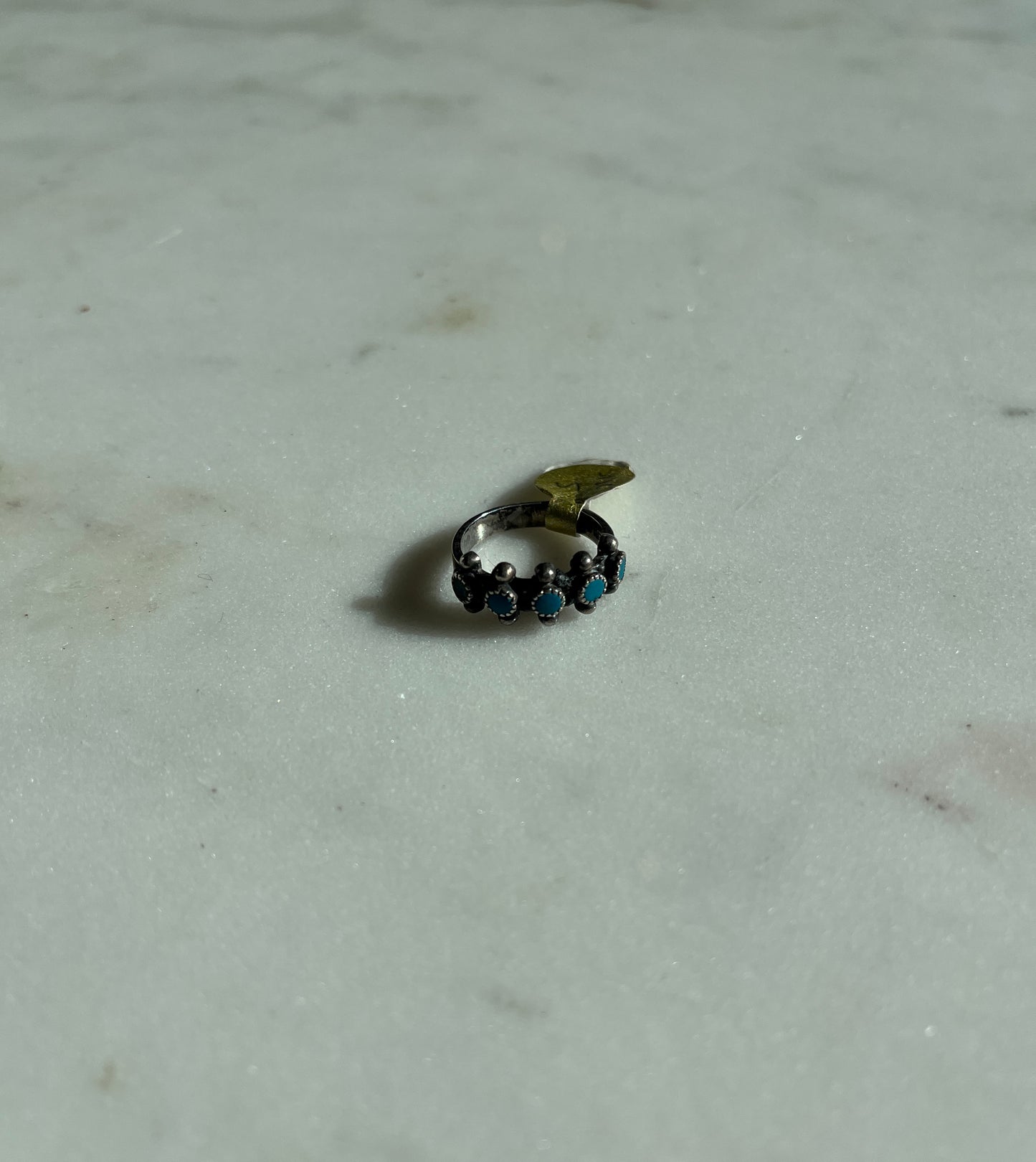 Navajo Turquoise Sterling Silver Ring 5