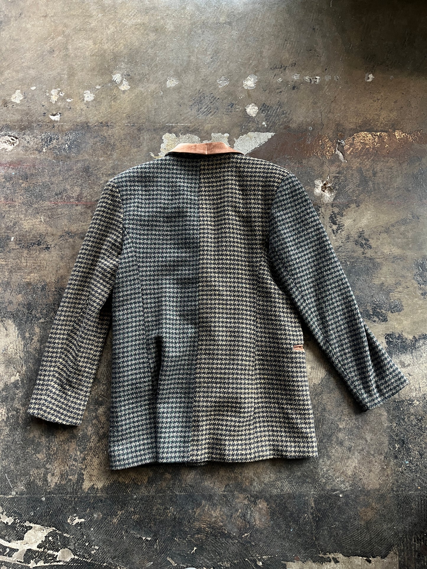 The Limited Brown Herringbone Blazer