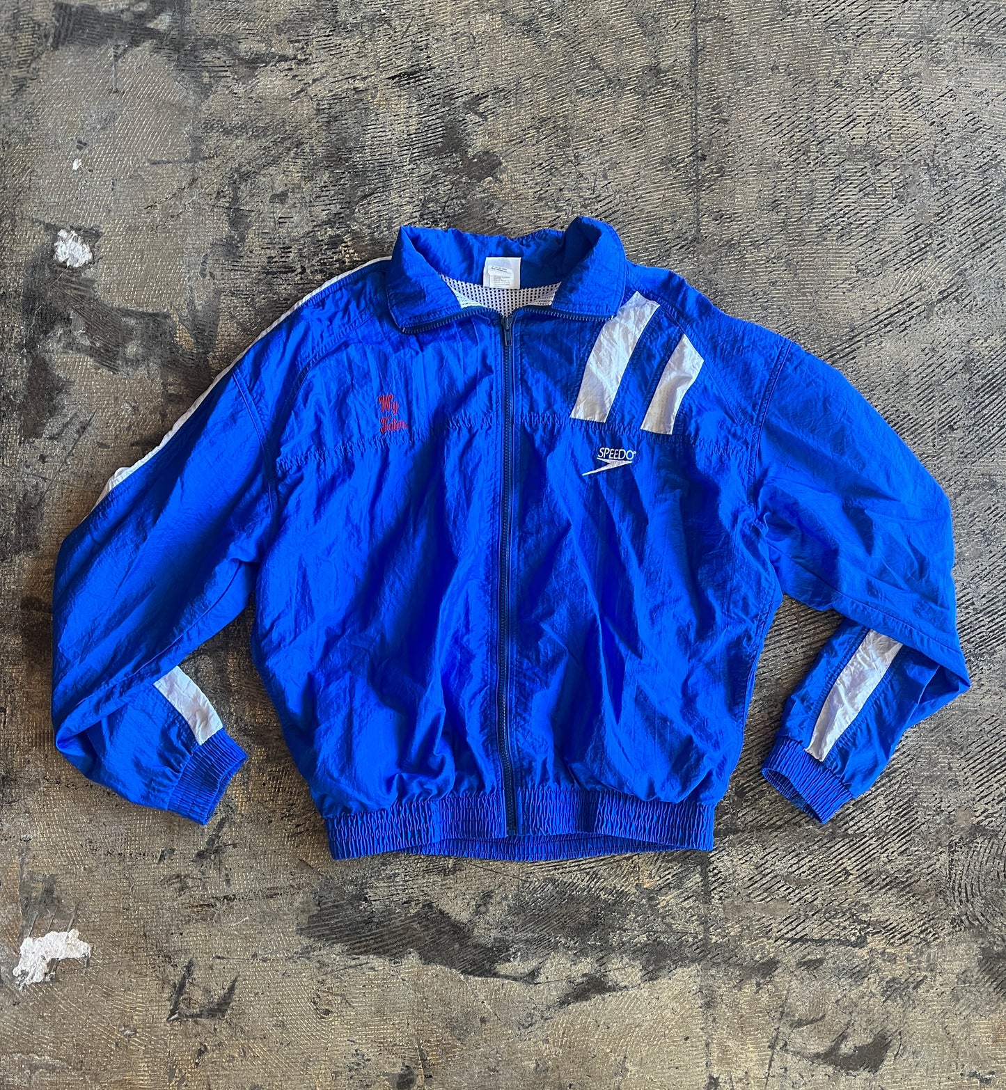 Blue Speedo 2 Piece Dallas Mustangs Sweat Suit