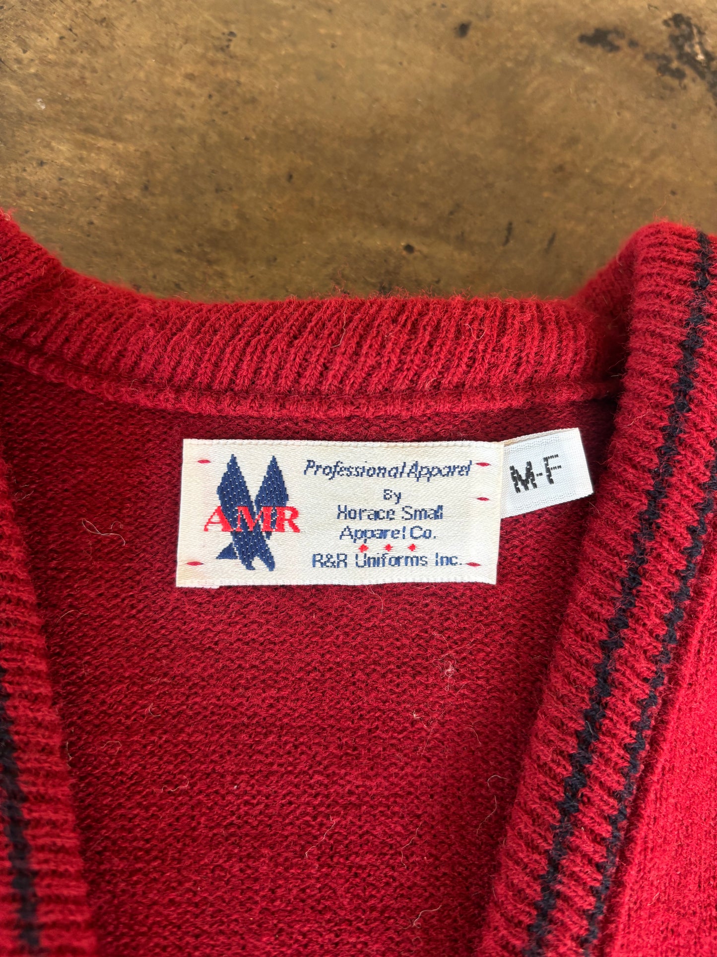 Maroon Button Cardigan