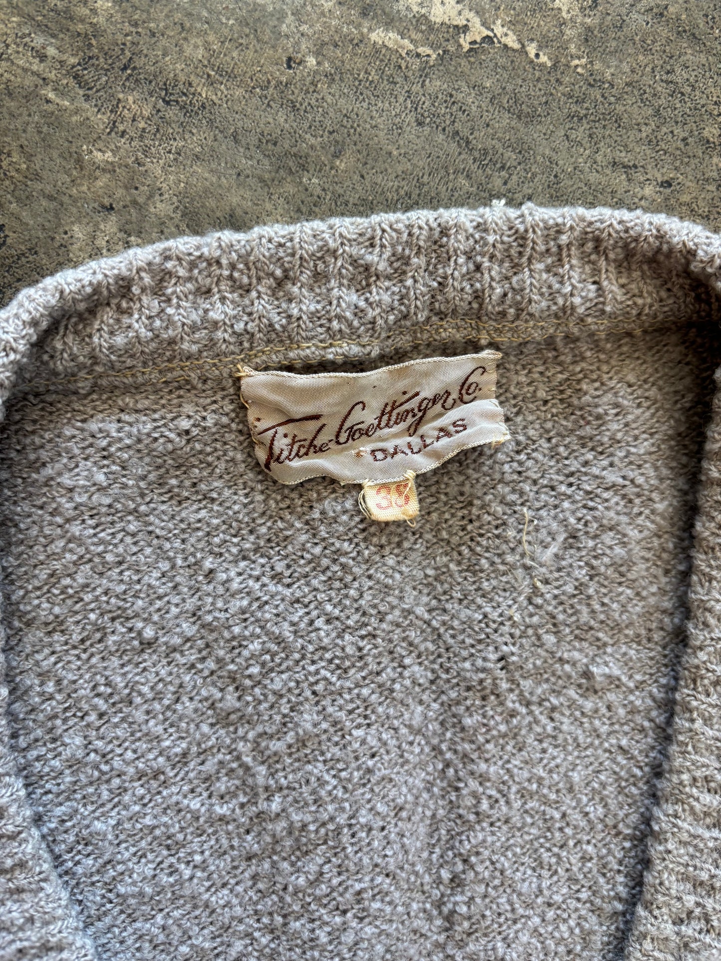 Gray V Neck Sweater Vest