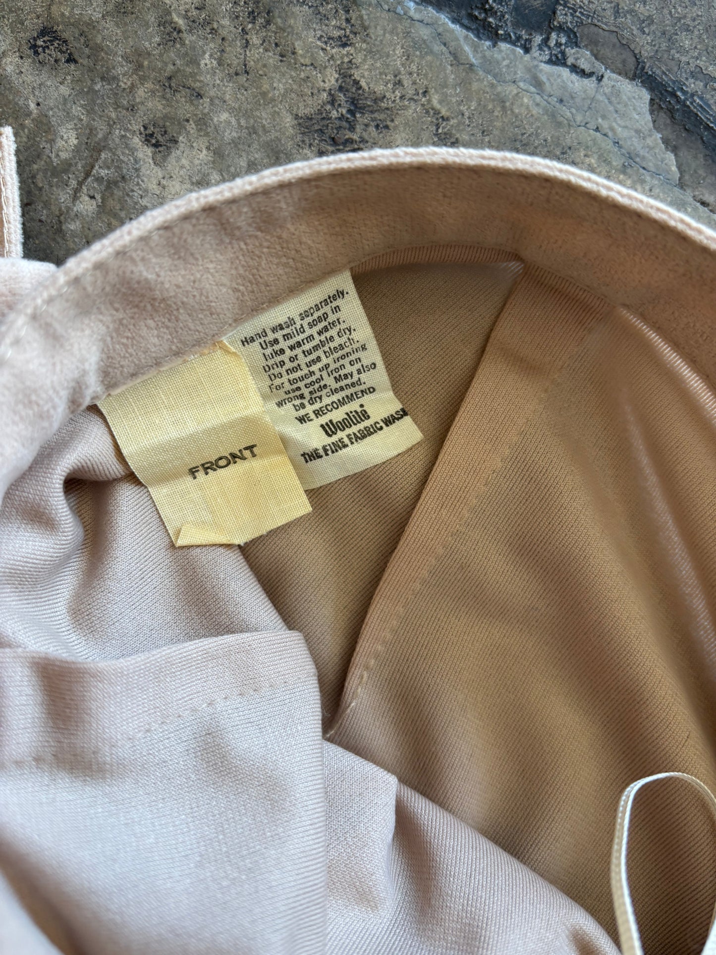 Light Tan Faux Suede Skirt