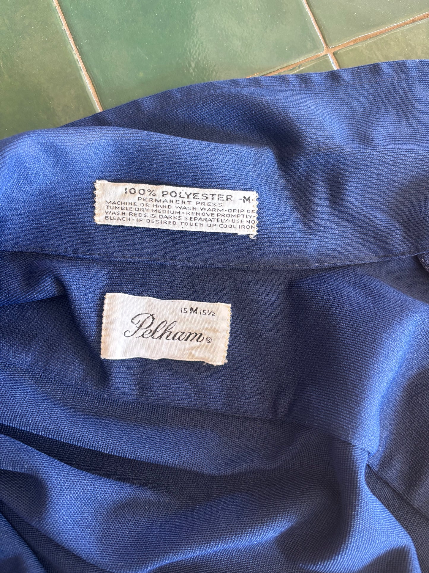 Navy Pelham Button Up