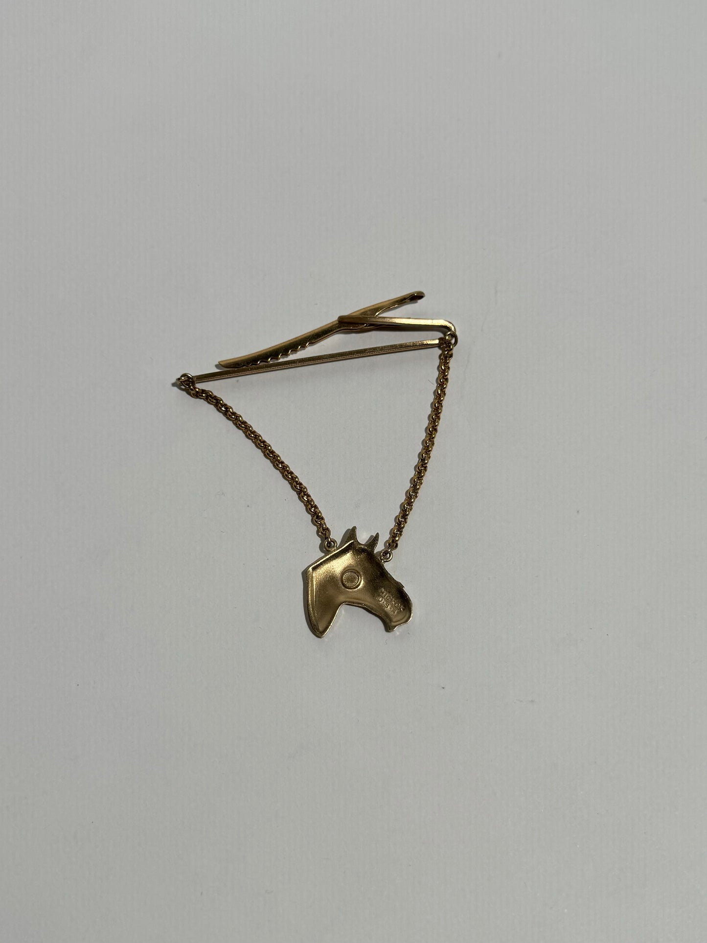 Gold Horse Tie Clip