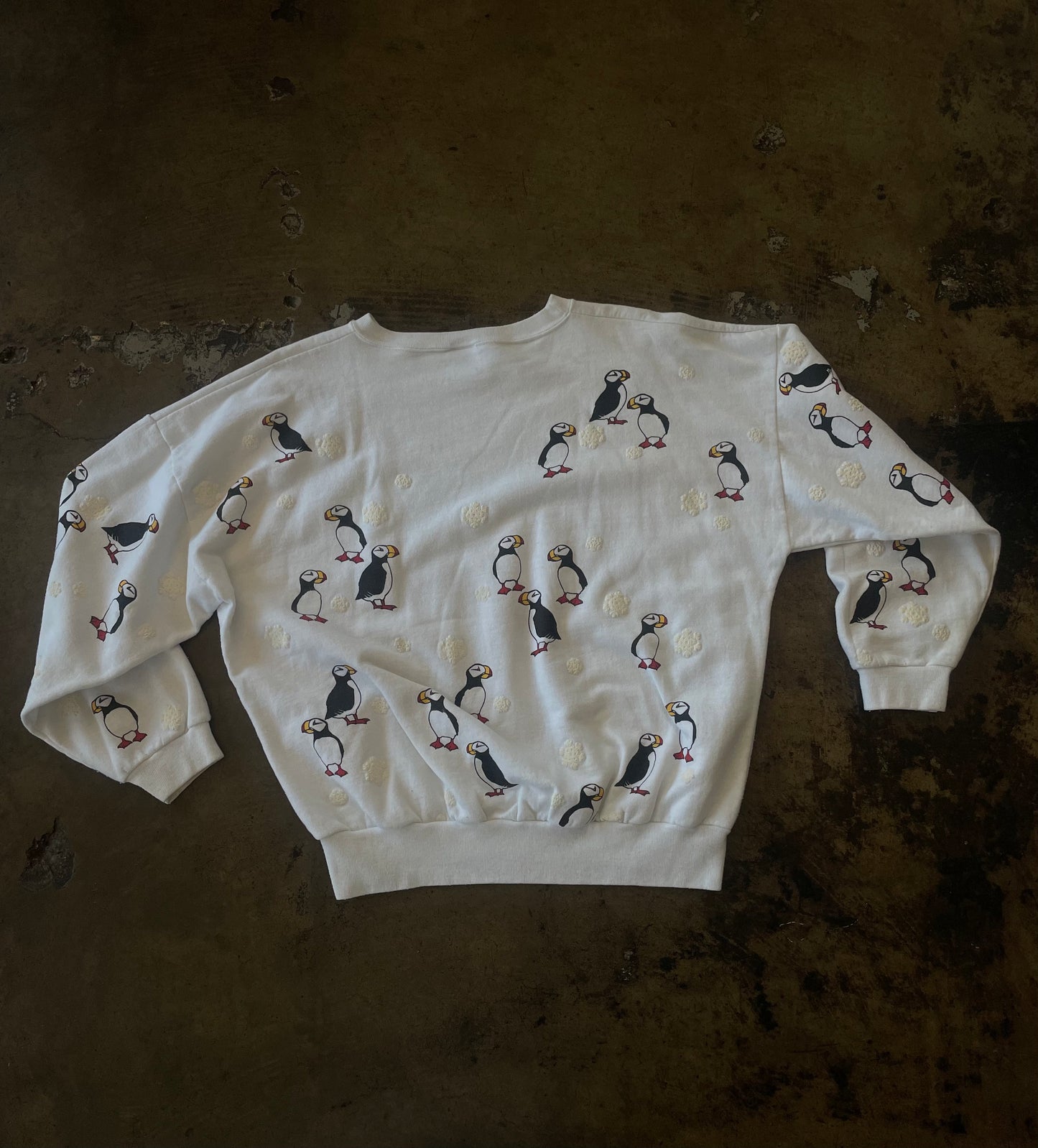 Alaska Puffin Crewneck Sweater
