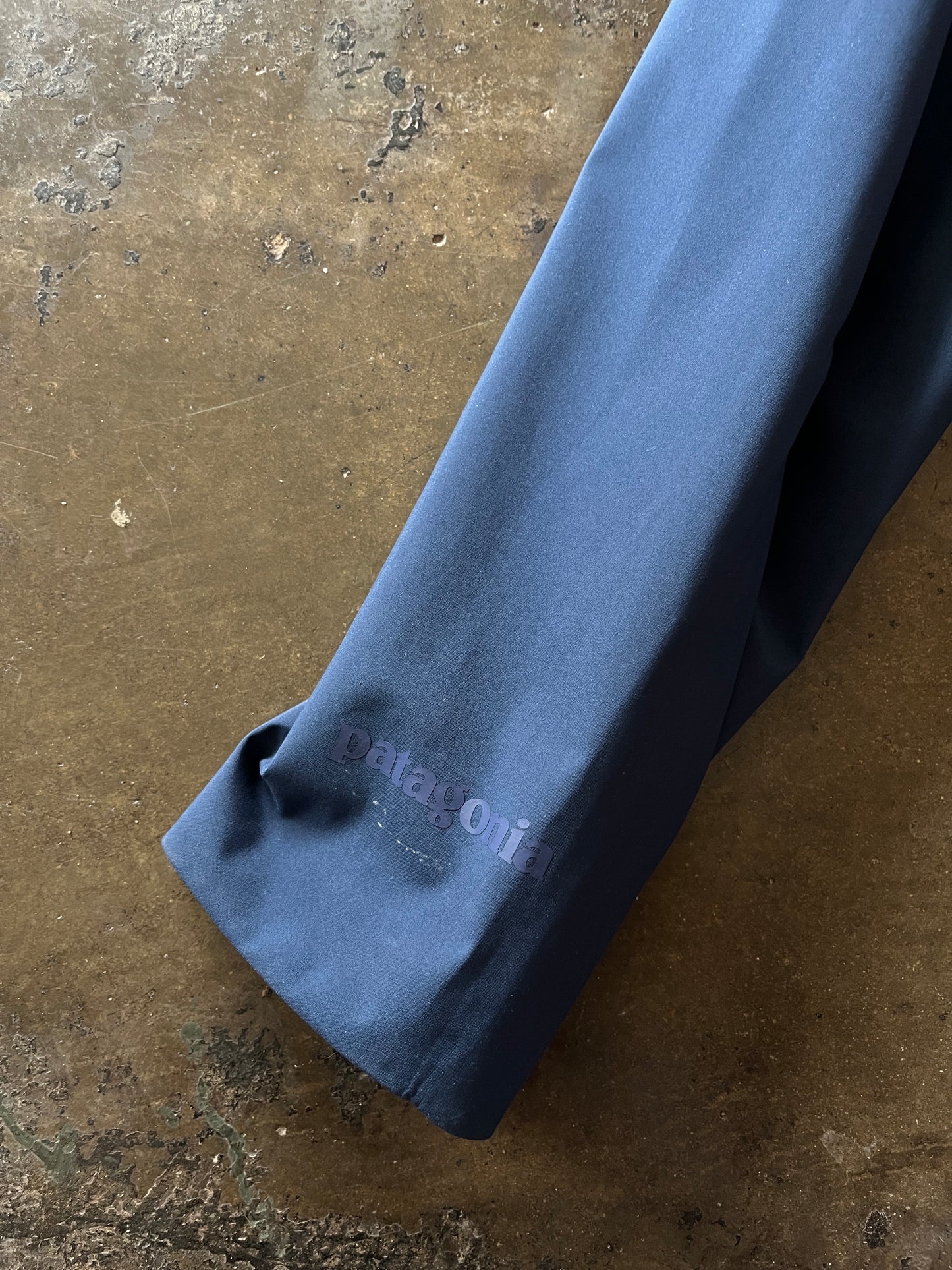 Navy Patagonia Long Weatherproof Jacket