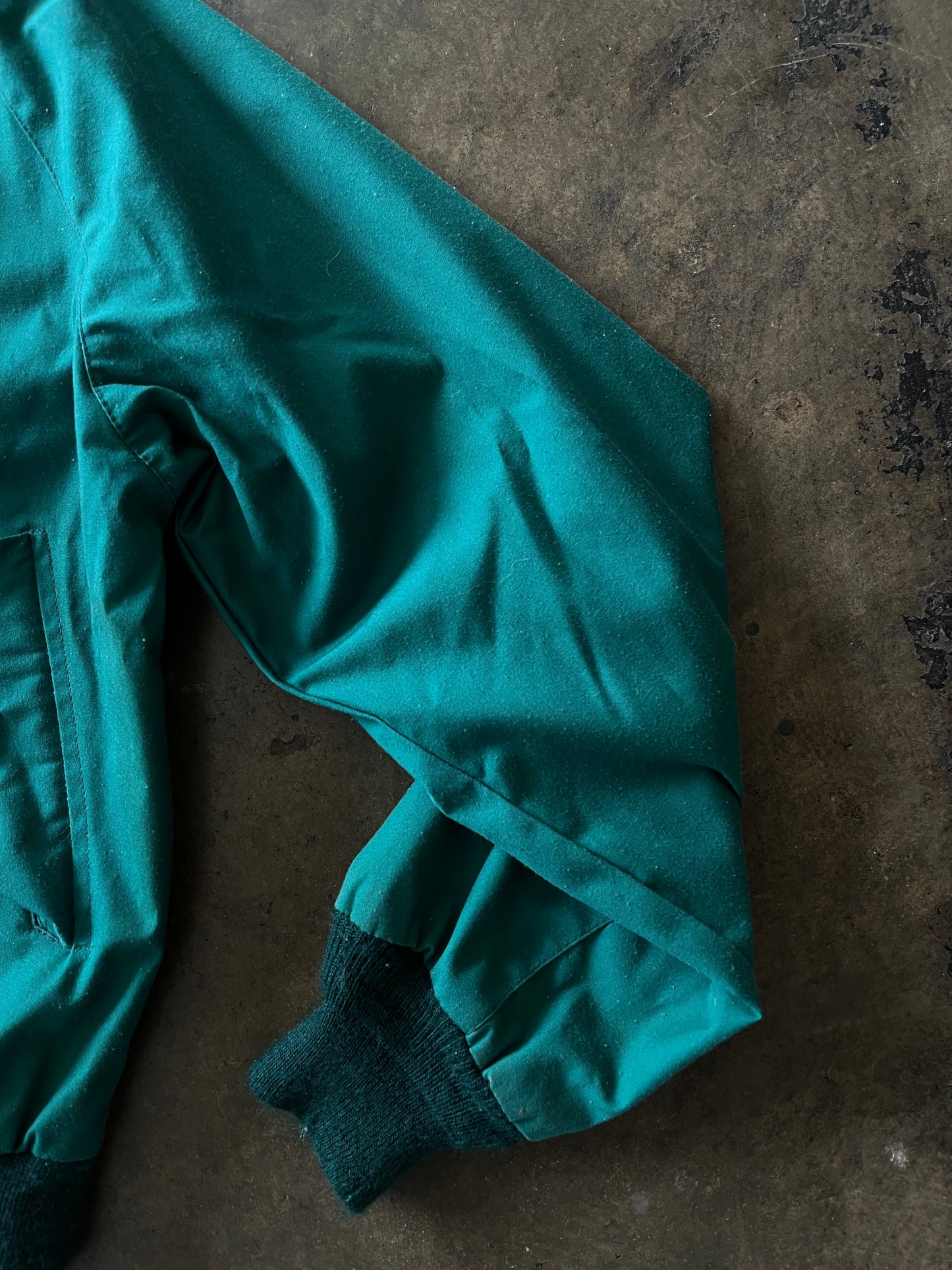 "MDM" Plaid Lined Green Club Jacket