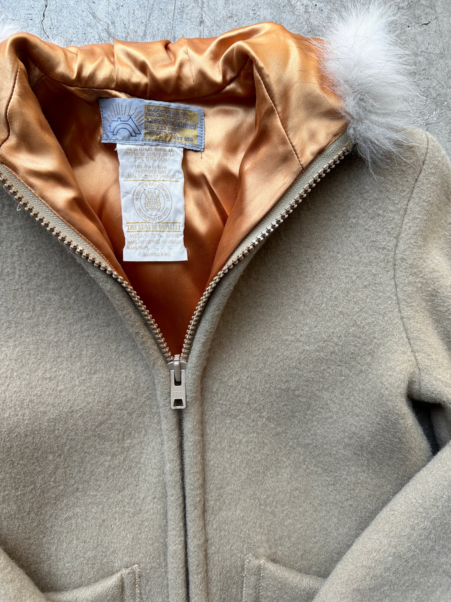 Tan Hudson Bay Eskimo Coat