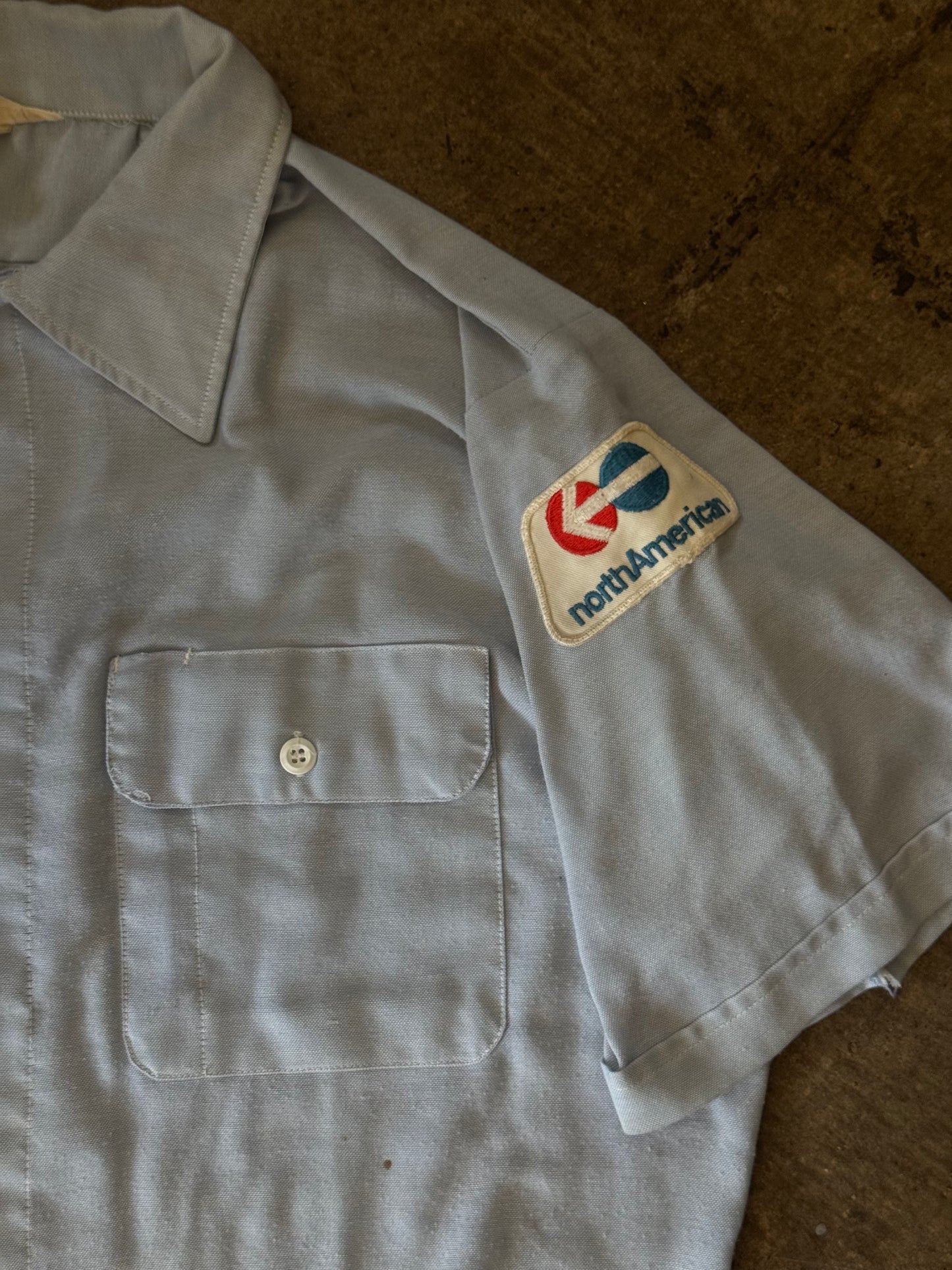 Light Blue Lion's Uniform Button Up