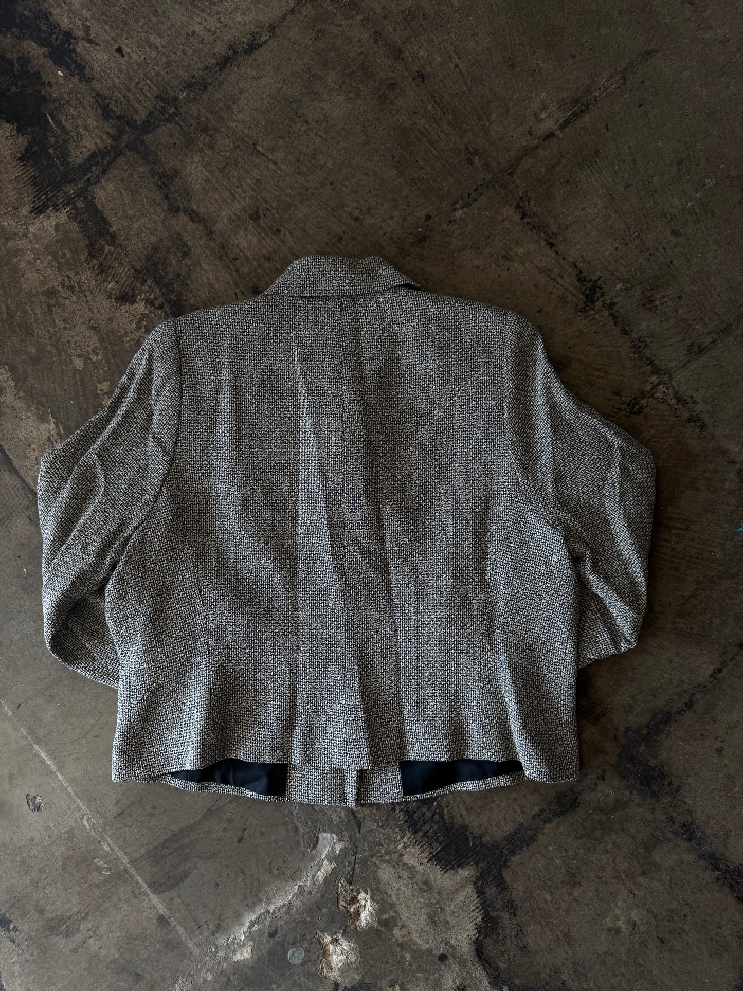 Ellen Tracy Textured Gray Blazer