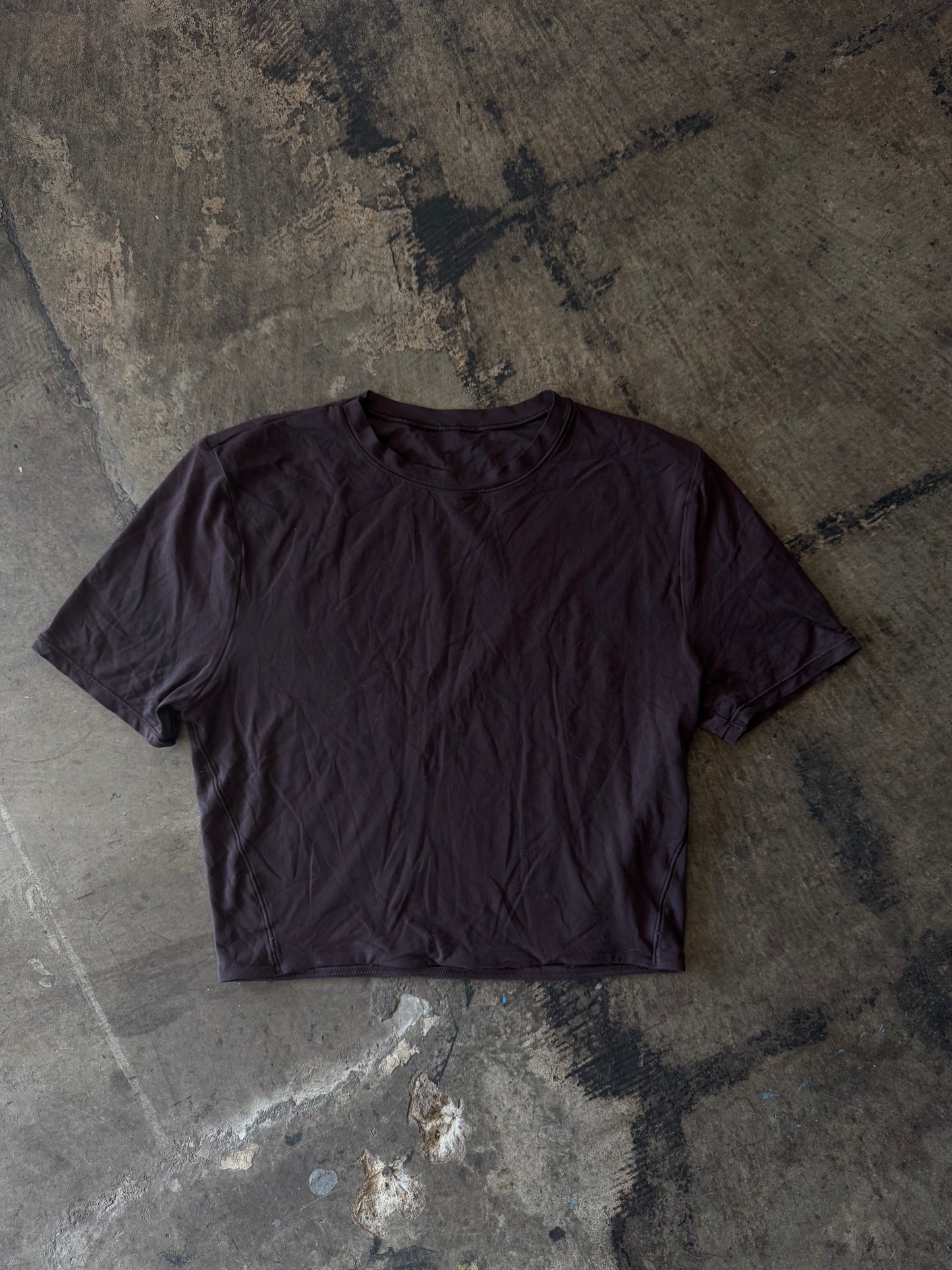 Brown Lululemon Scoopneck Sports Top