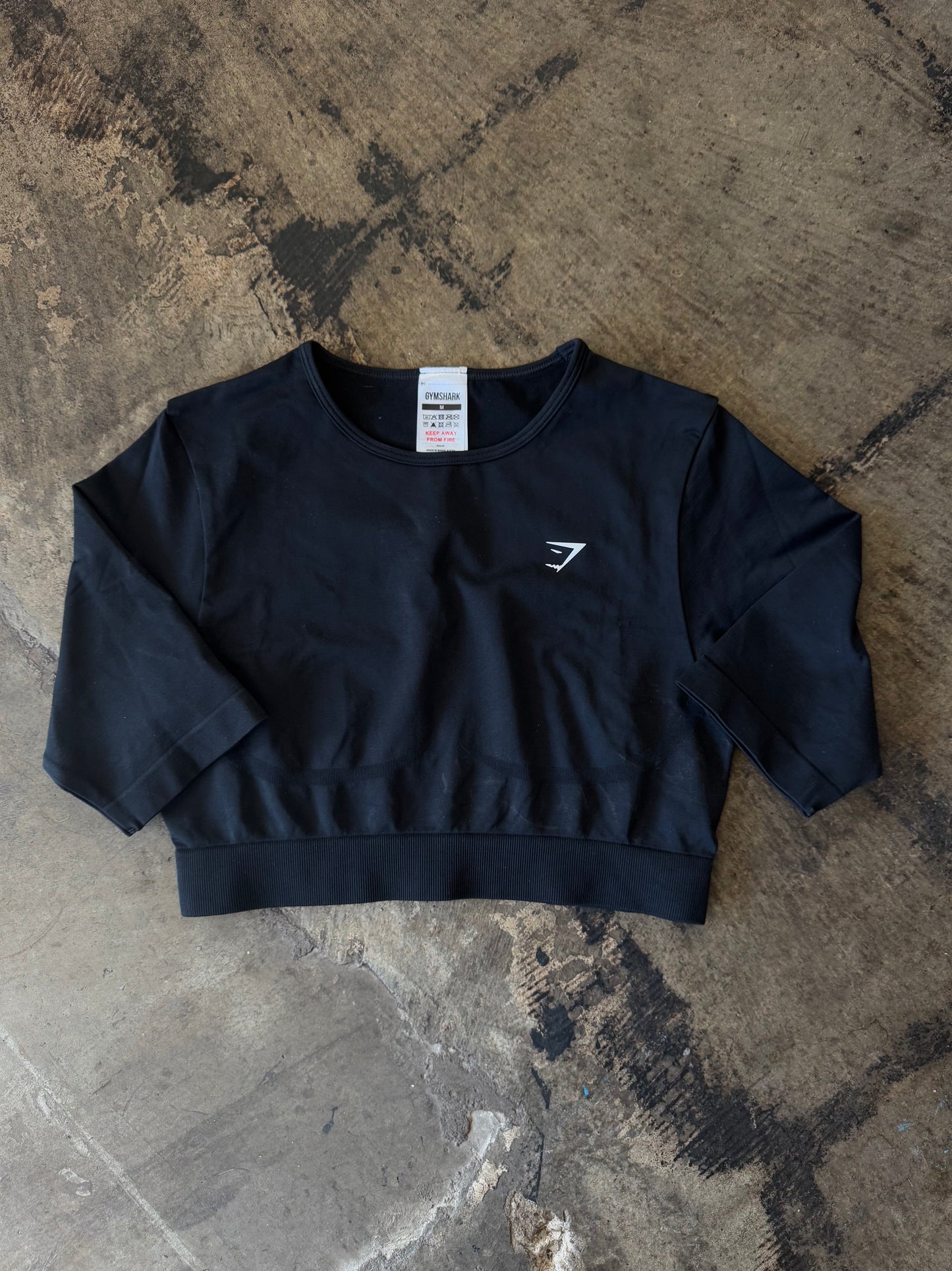 Gym Shark Black Active Top