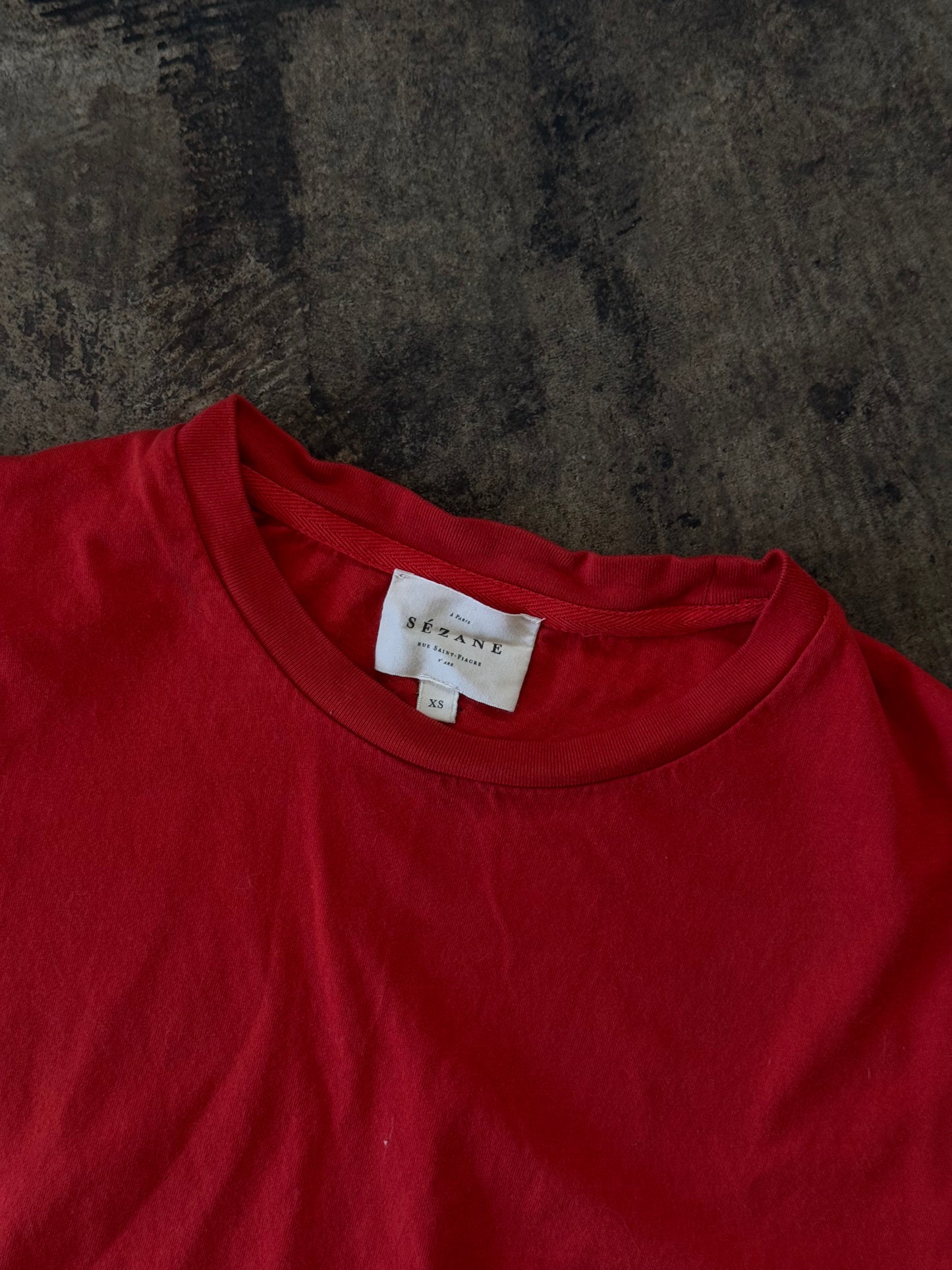 Sezane Tomato Tee