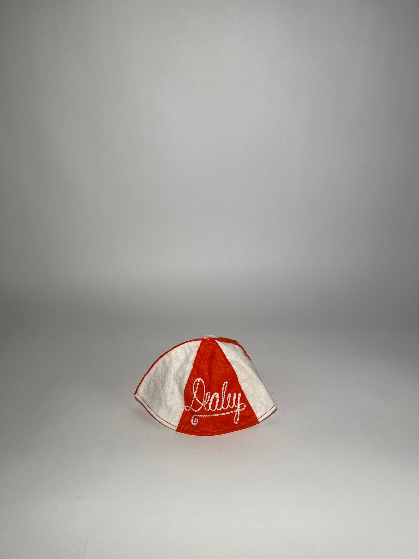 "Dealey" Orange + White Hat