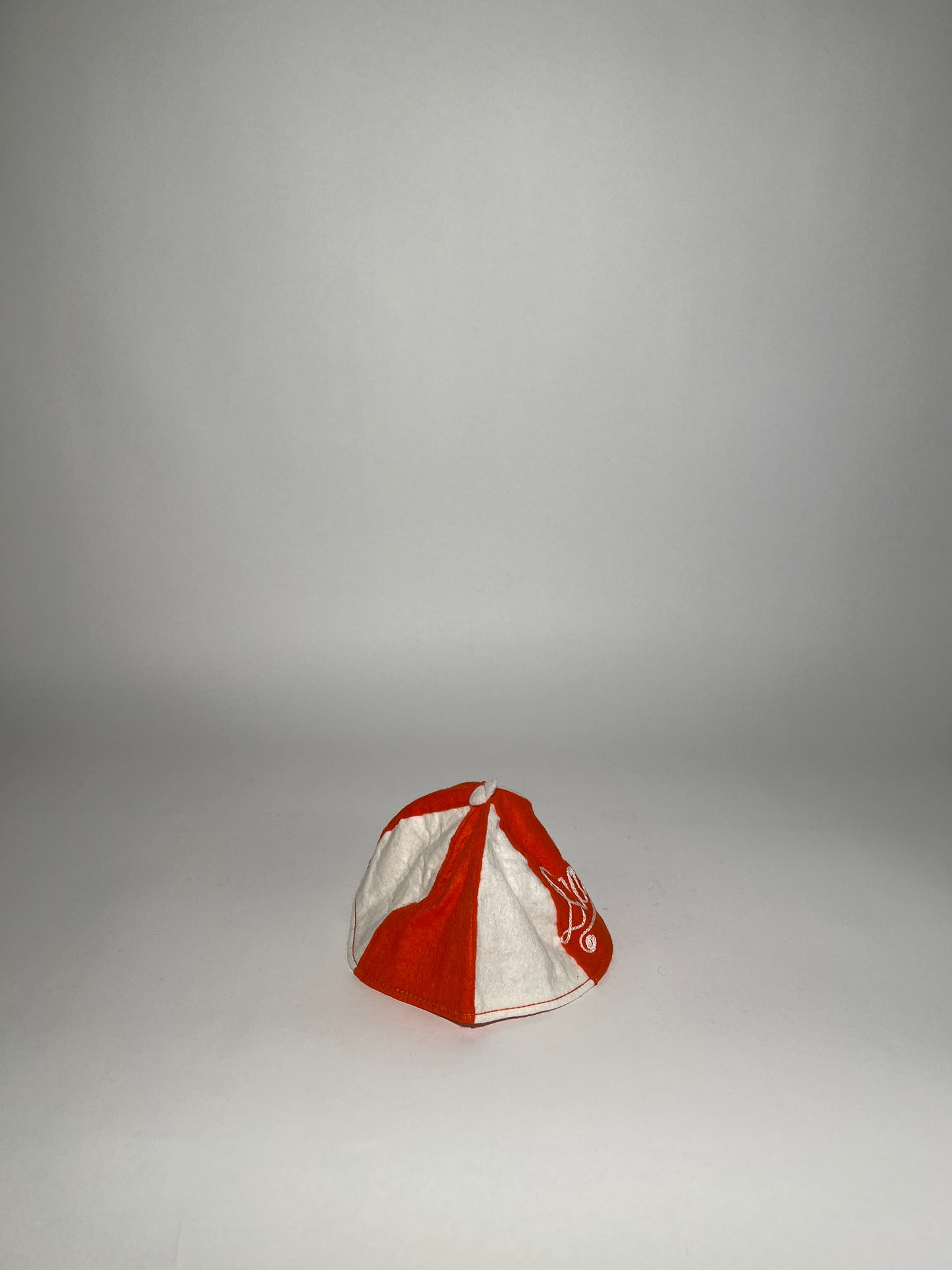 "Dealey" Orange + White Hat