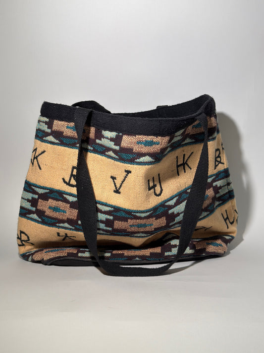Blue Ranch Brand Woven Tote