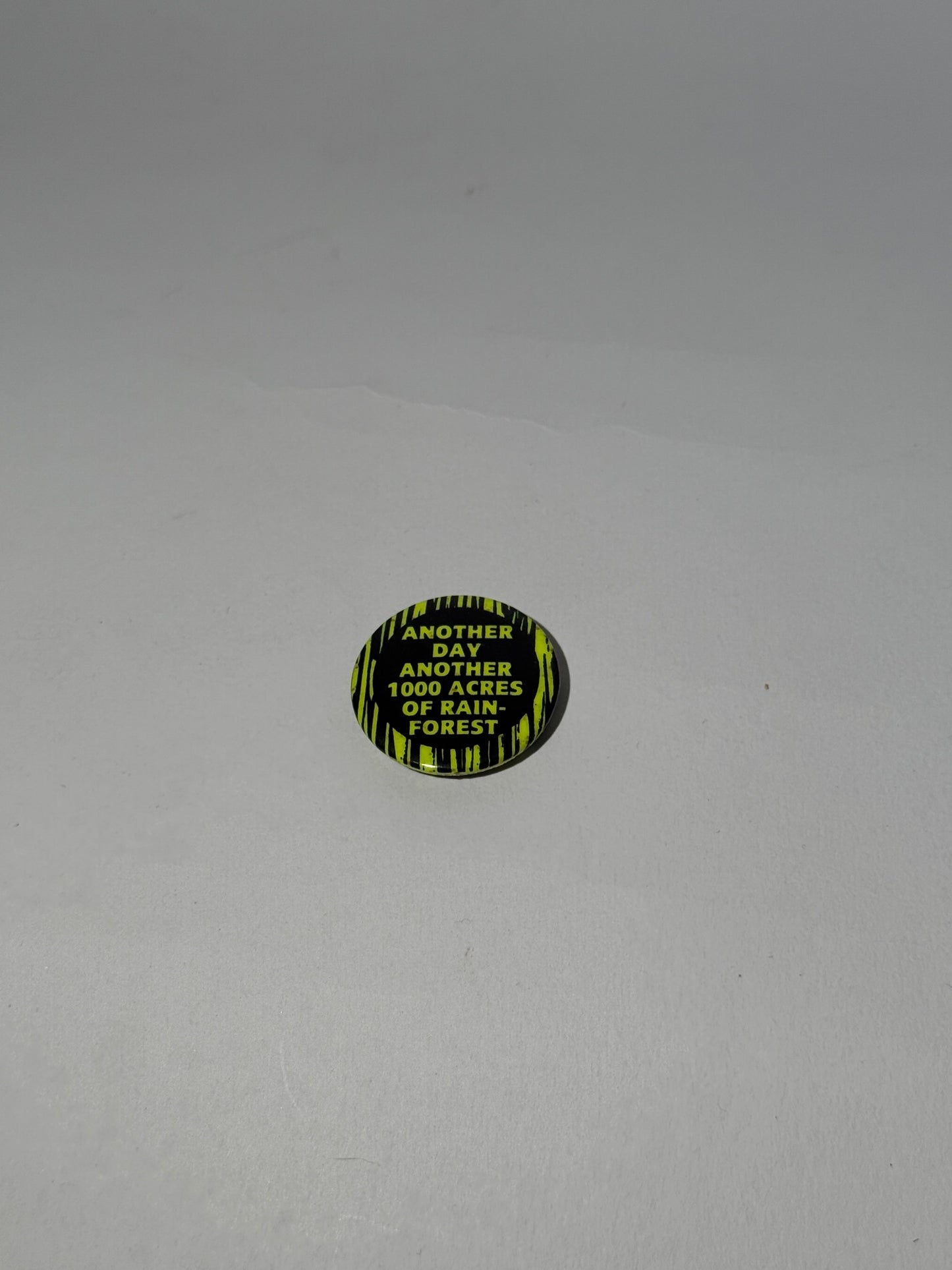 Another Day Rainforest Button Pin
