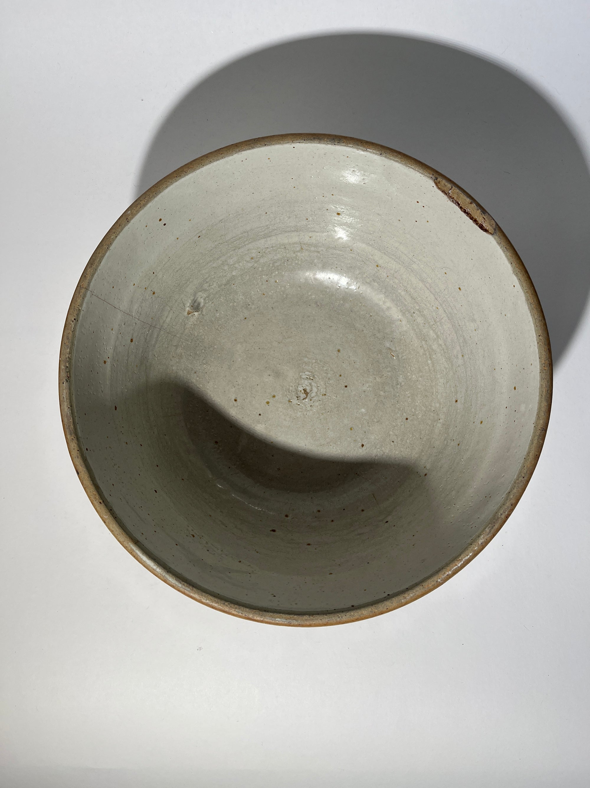 Speckled Gray Large Bowl