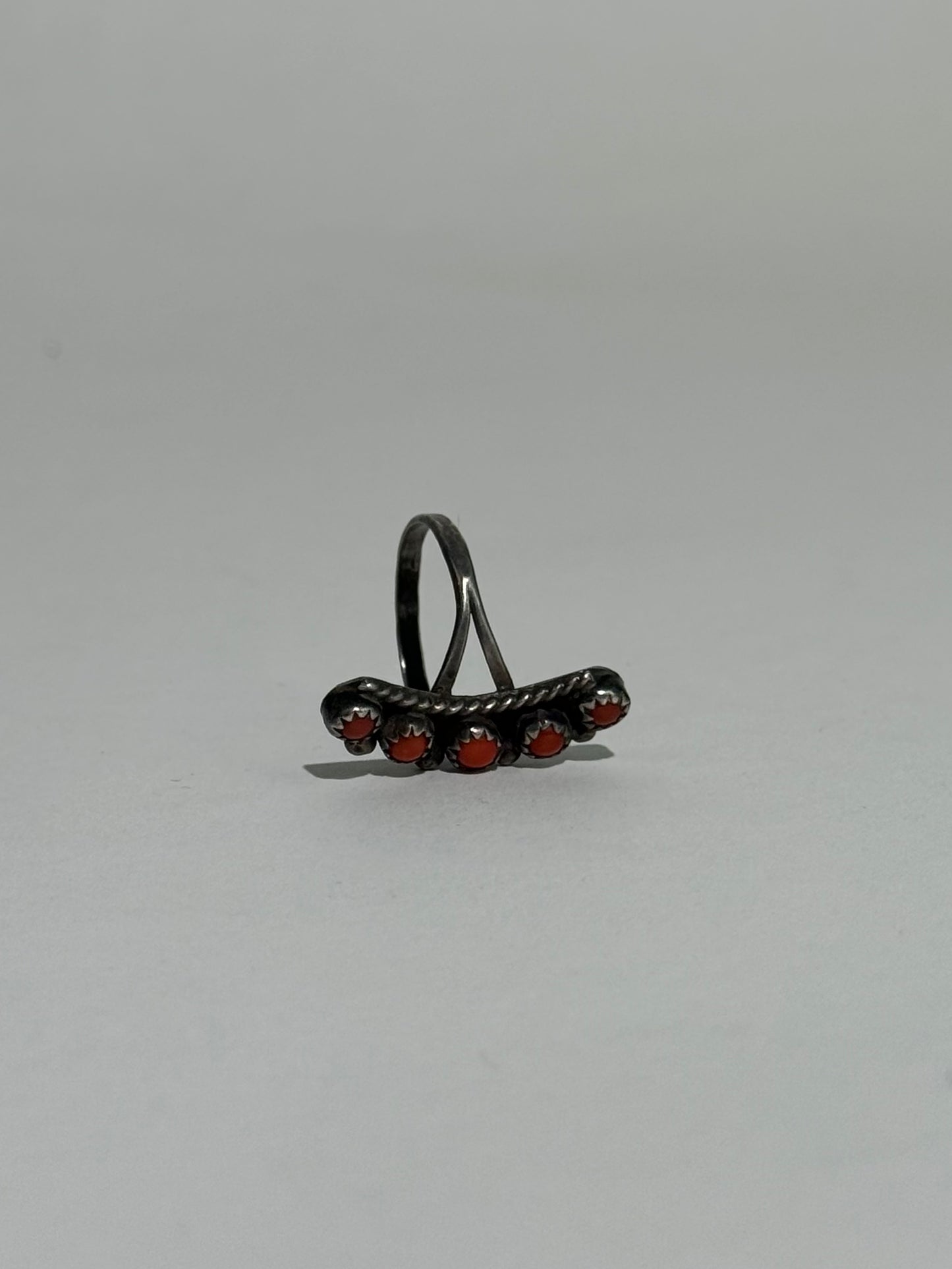 Coral Arch Sterling Silver Ring