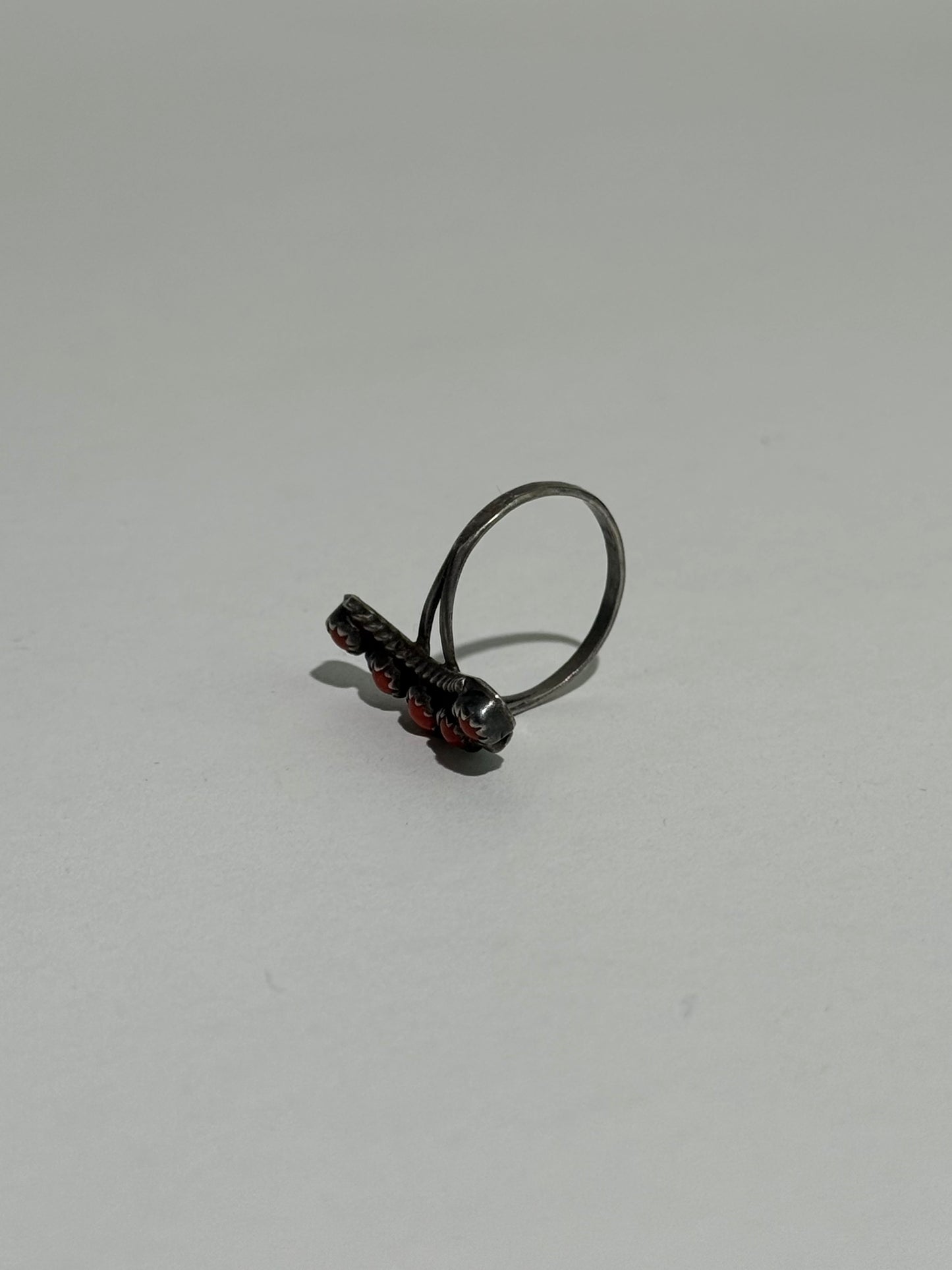Coral Arch Sterling Silver Ring